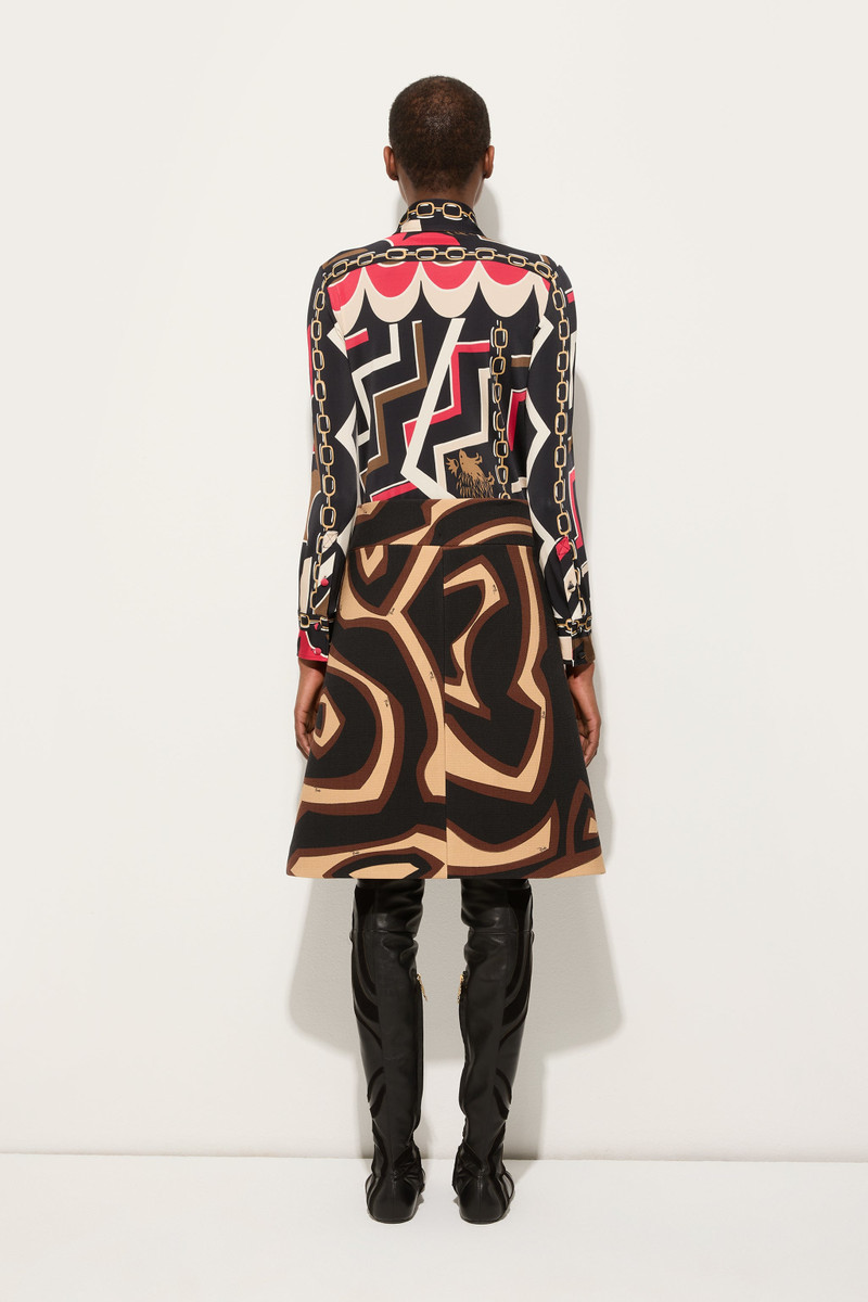 LABIRINTO PRINT MIDI SKIRT 4