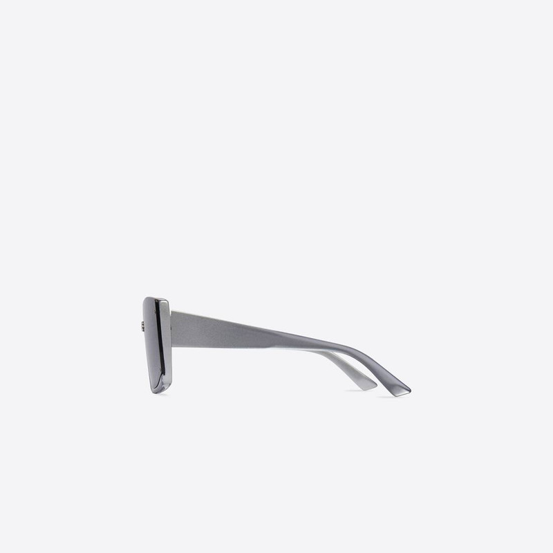 BALENCIAGA Shield Square Sunglasses in Silver outlook