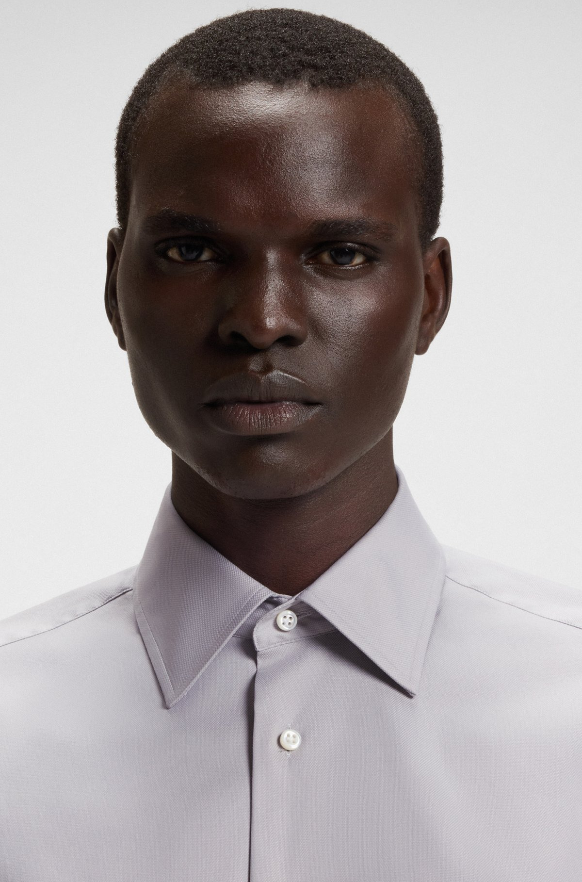 SLIM-FIT SHIRT IN AN ITALIAN COTTON - 3