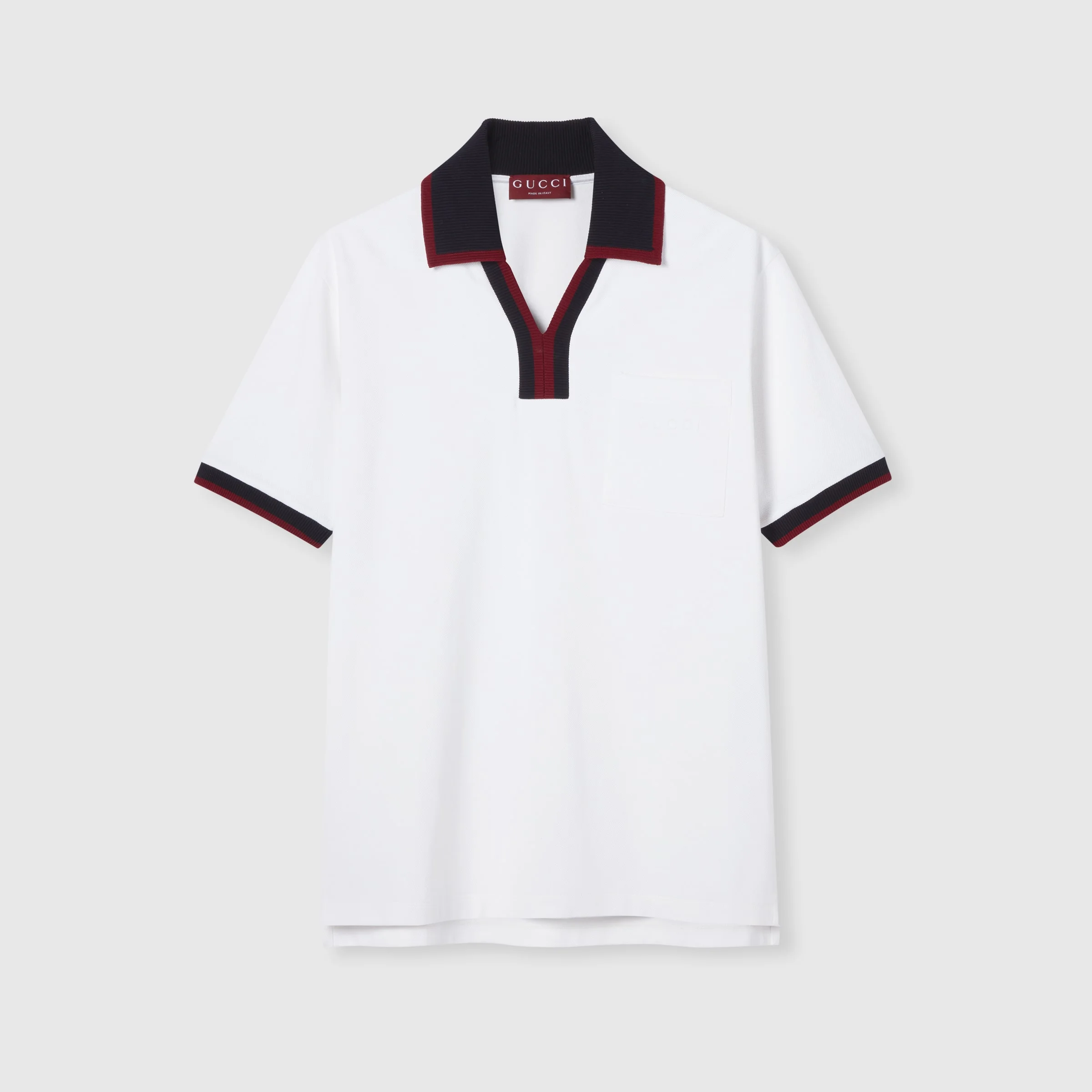 Cotton piquet polo shirt - 1