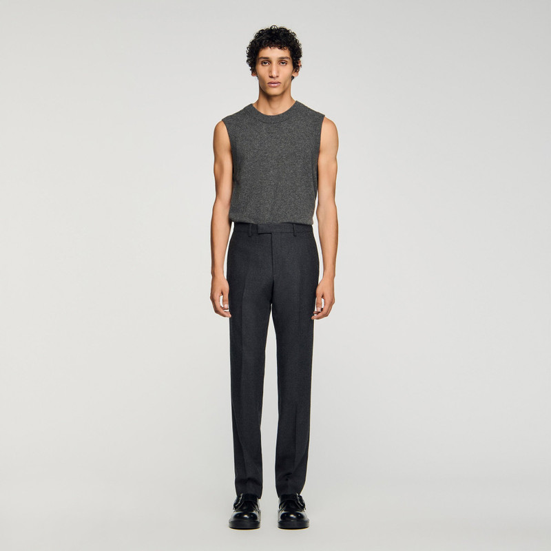 WOOL SUIT TROUSERS 3