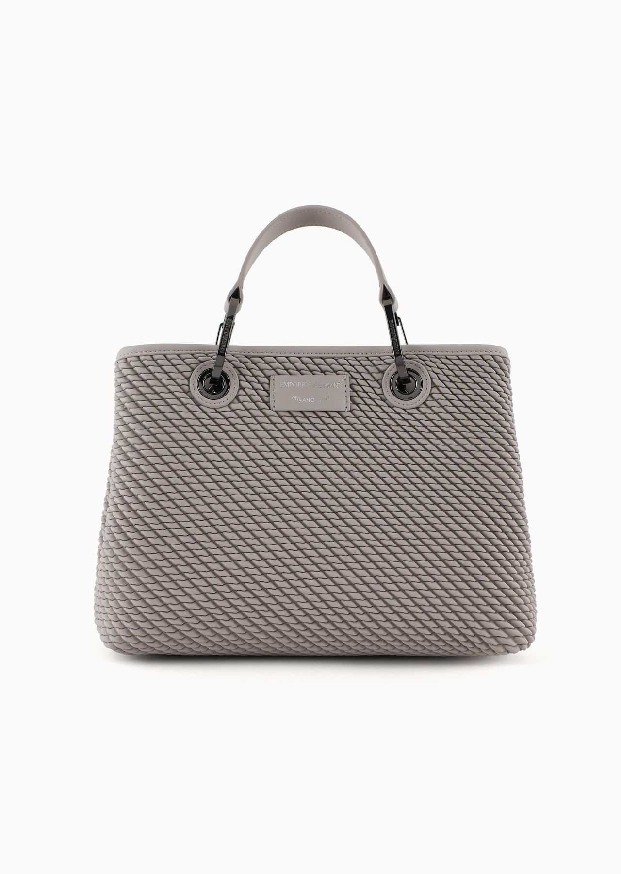 Small nappa leather-effect embossed MyEA shopper bag - 1