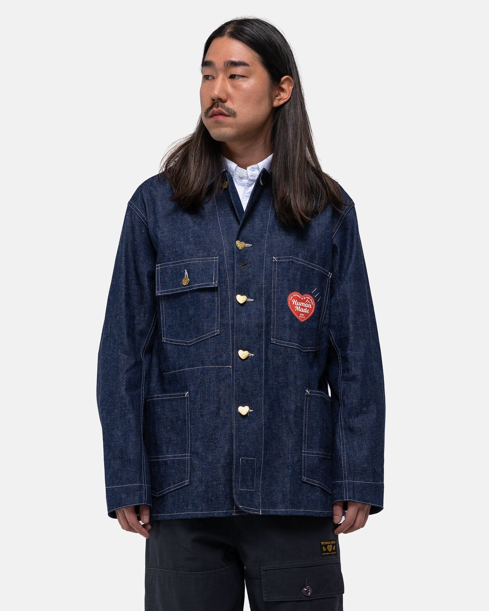 Denim Coverall Past Indigo - 4