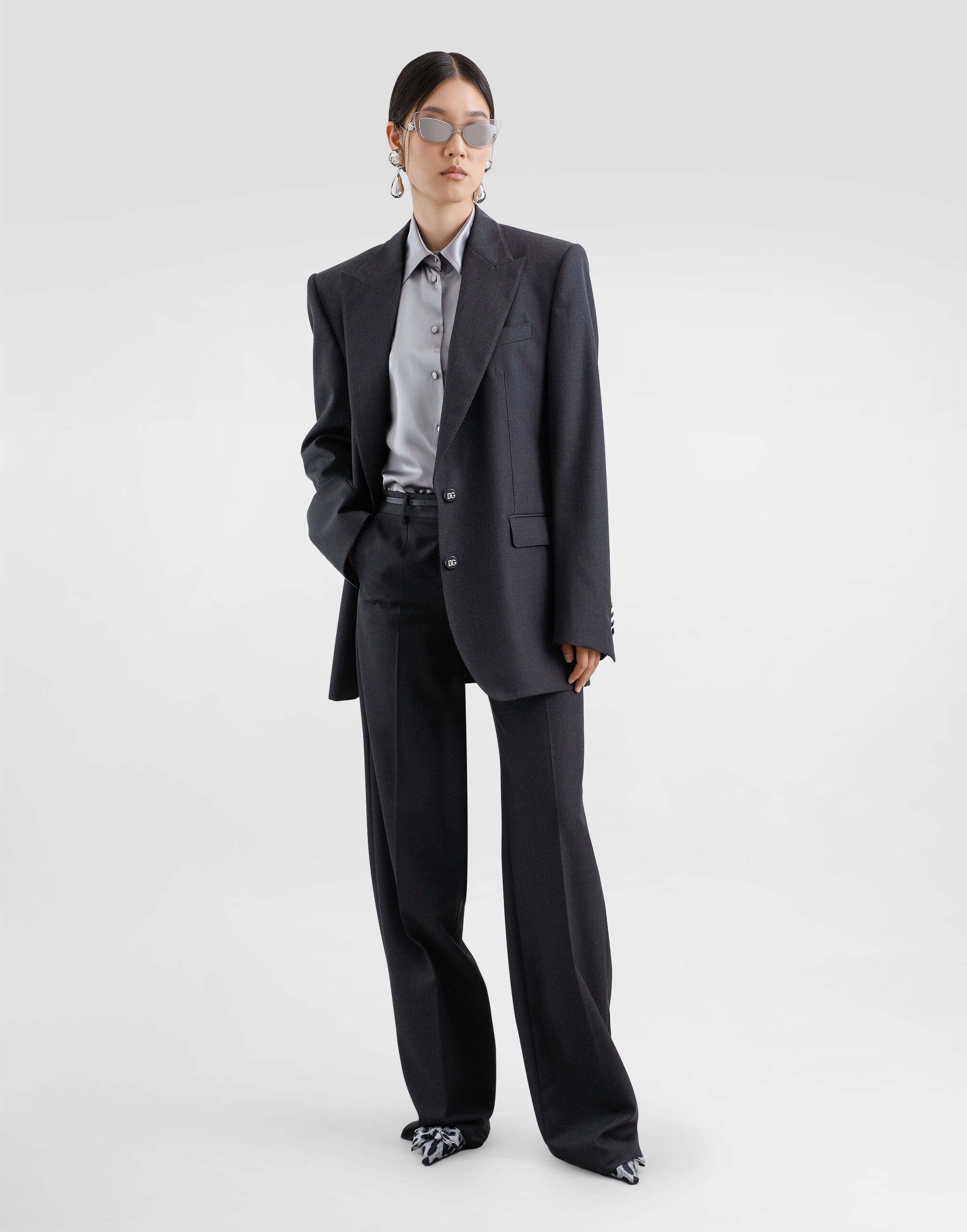 Flared woolen pants - 2