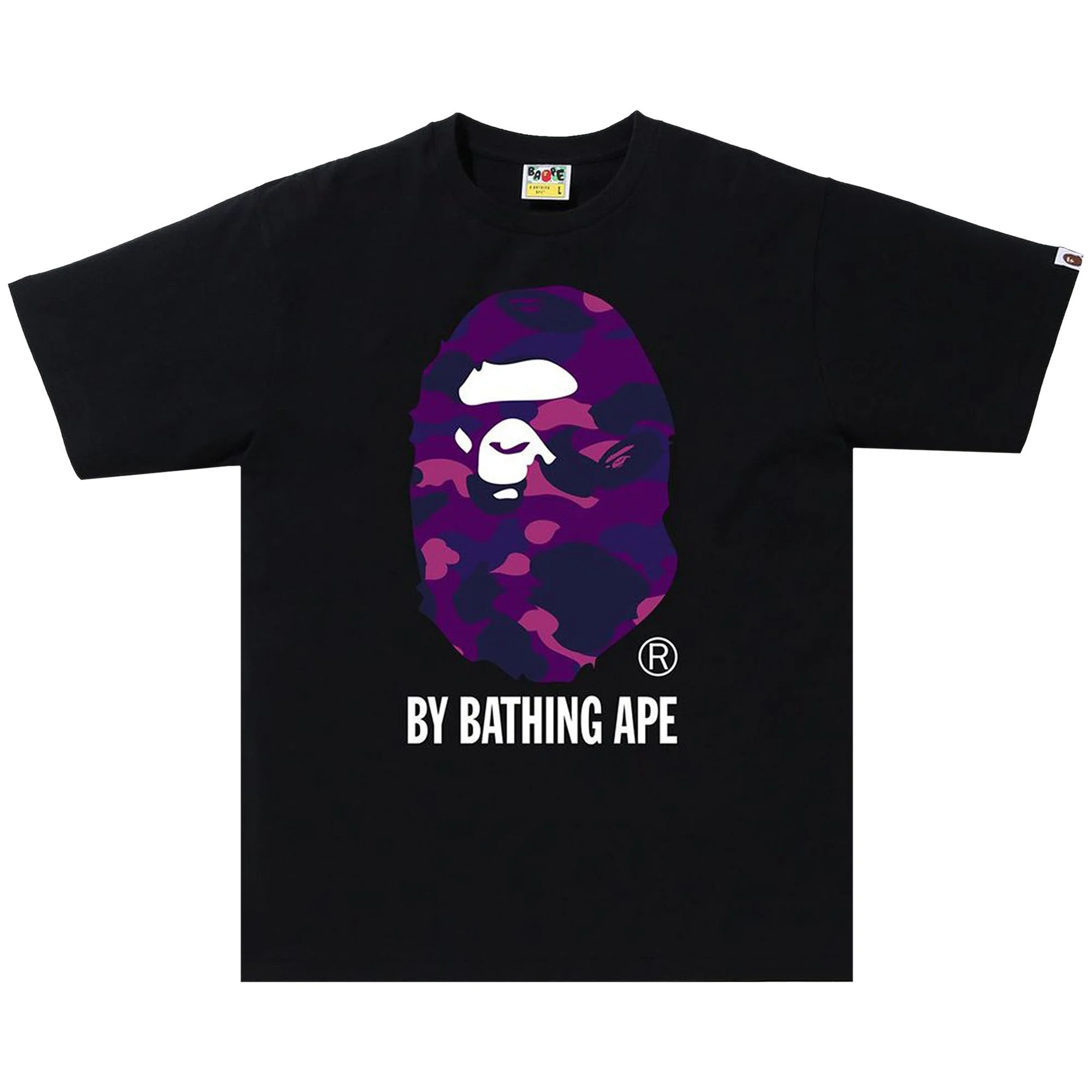 BAPE Color Camo Tee 'Black/Purple' - 1