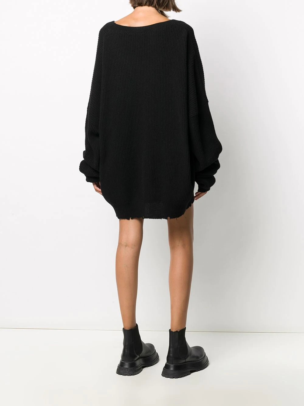 slouchy long-sleeved jumper - 4