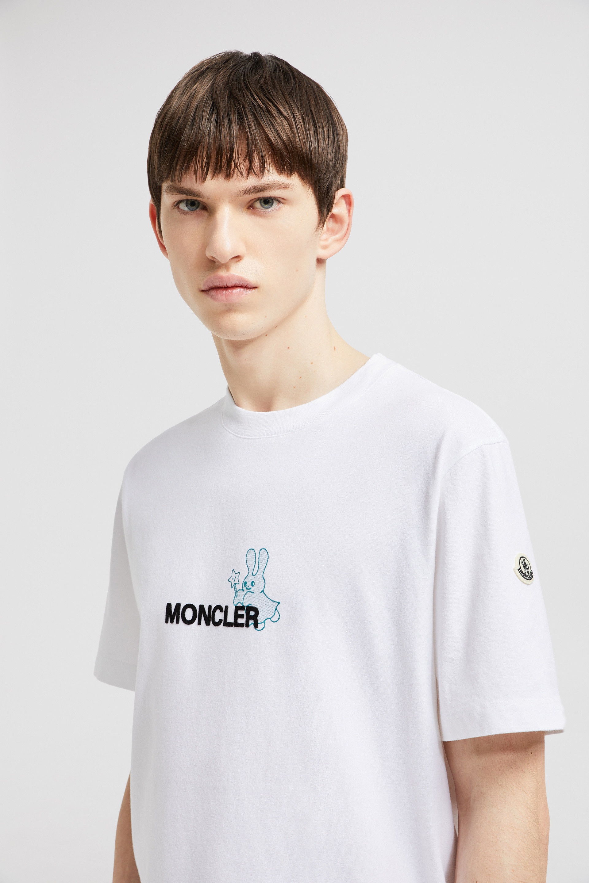 Moncler x FRGMT Cartoon Logo Cotton T-Shirt - 4