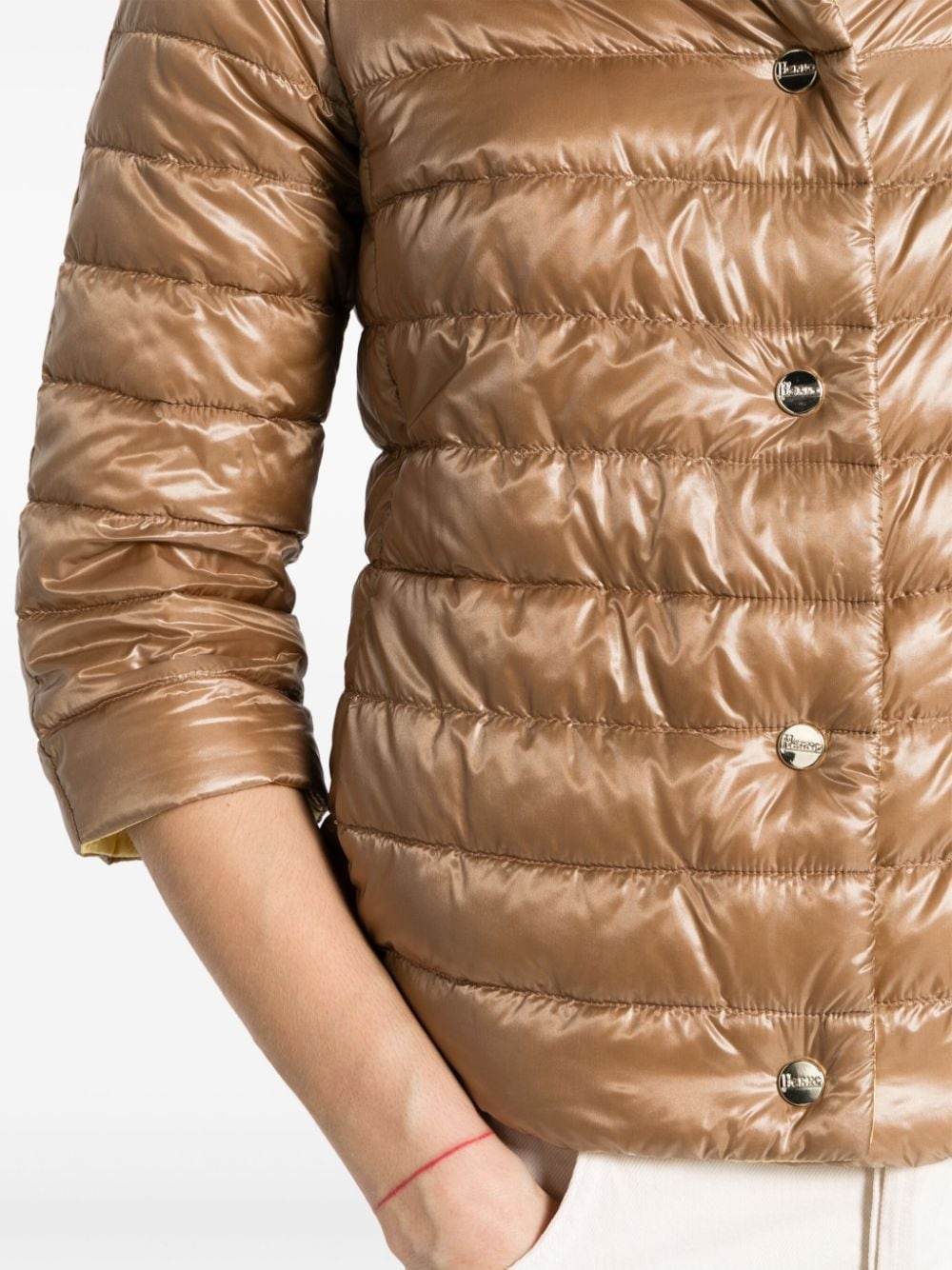 reversible puffer jacket - 5