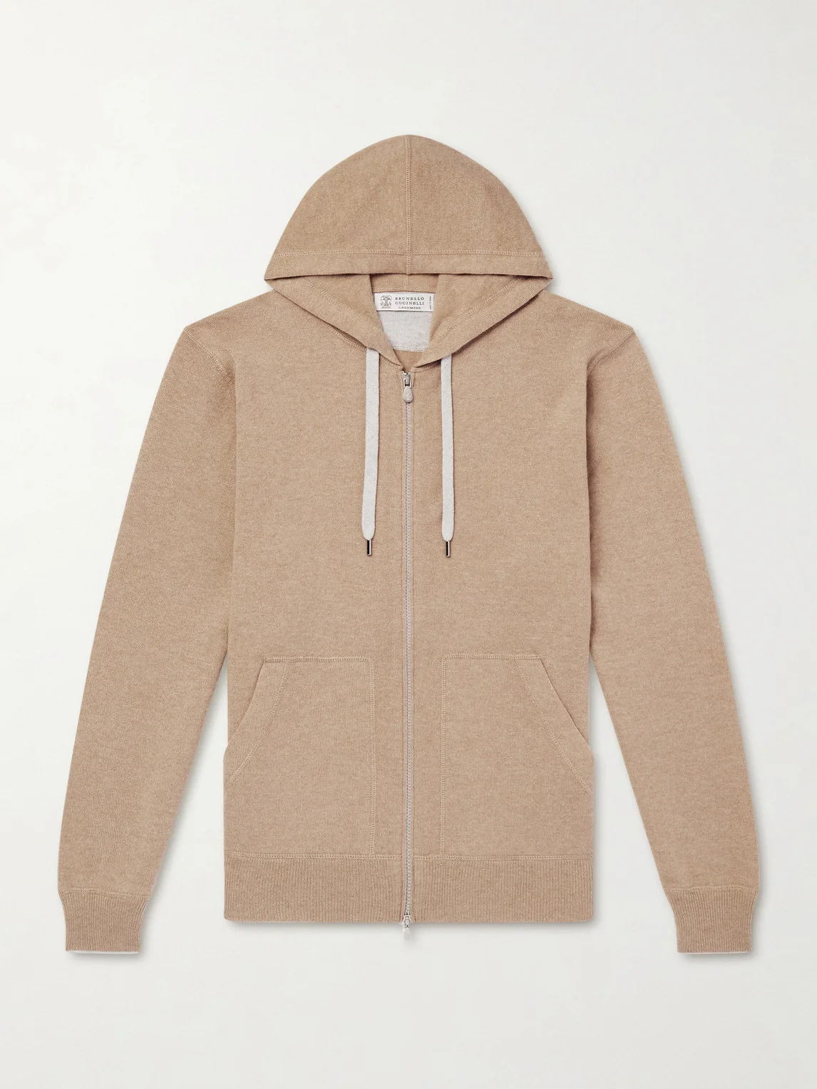 Cashmere Zip-Up Hoodie - 1
