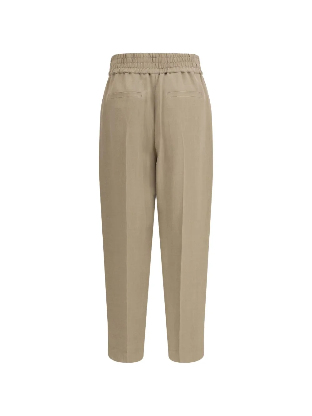 elasticated-waistband trousers - 1