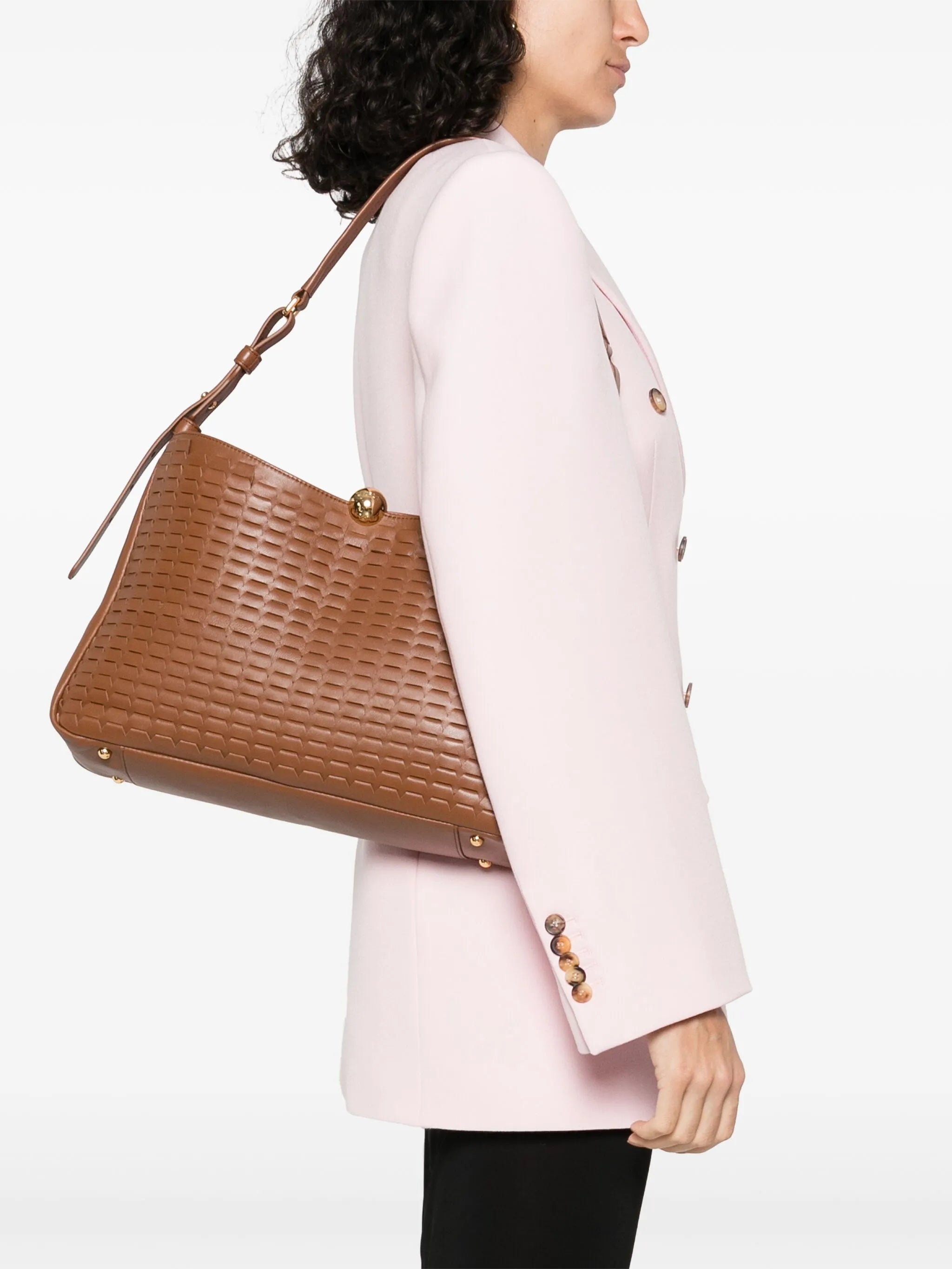 Leather Shoulder Bag - 3