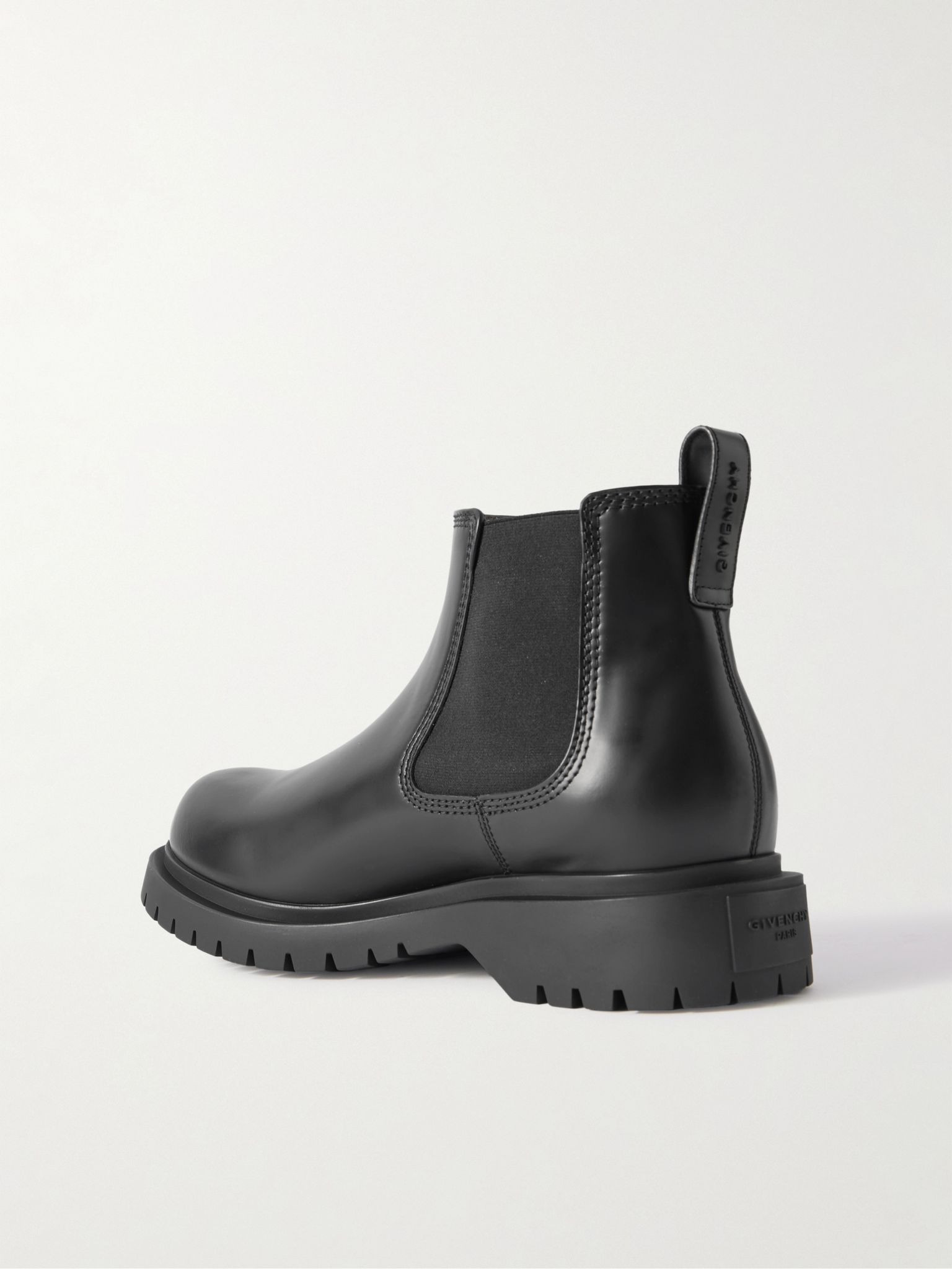 Leather Chelsea Boots Black - 4