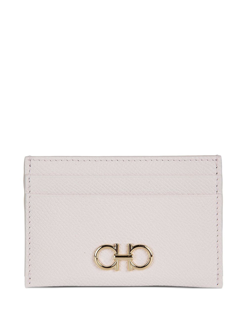 Gancini leather cardholder 1