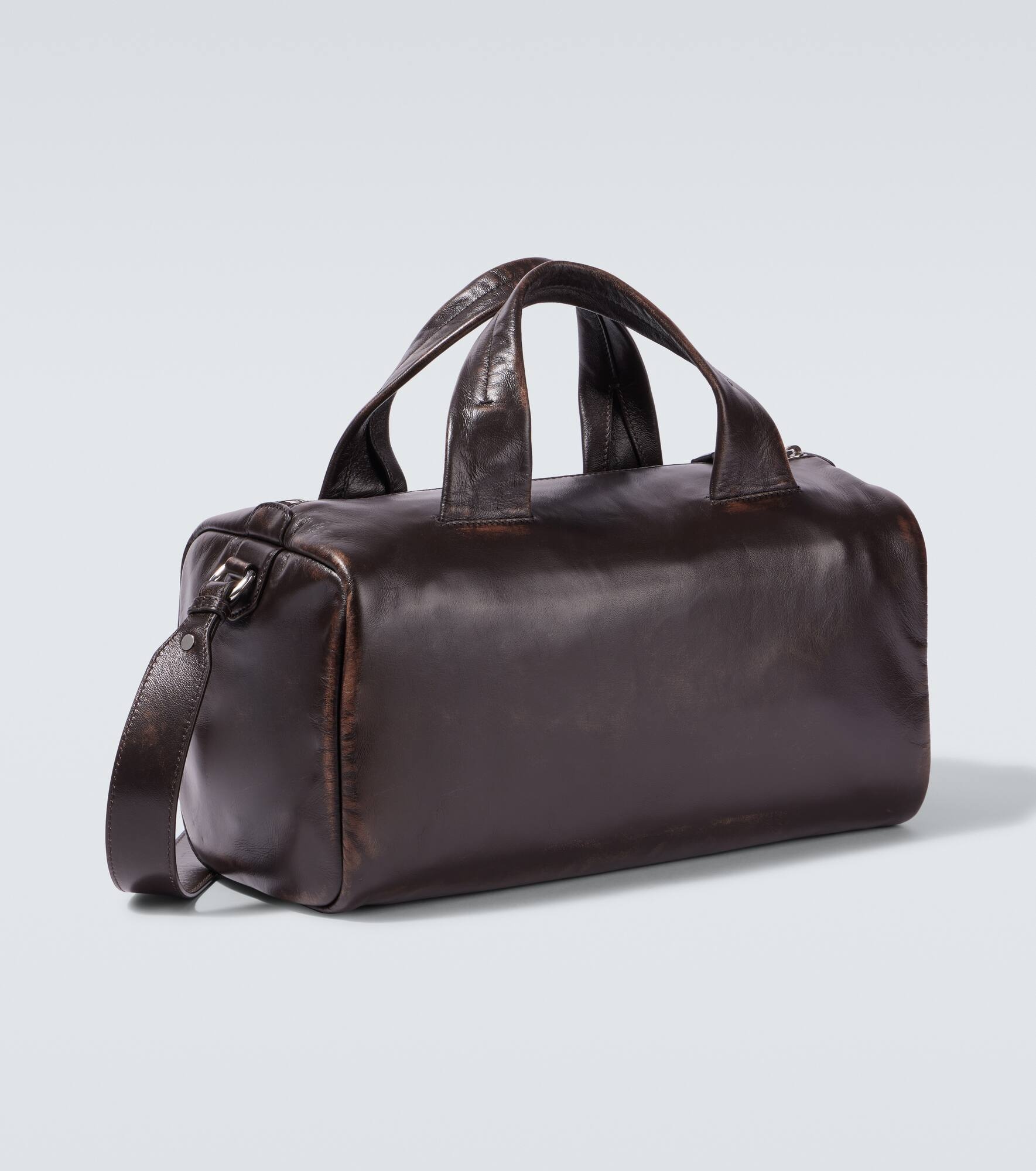 Small leather duffel bag - 5