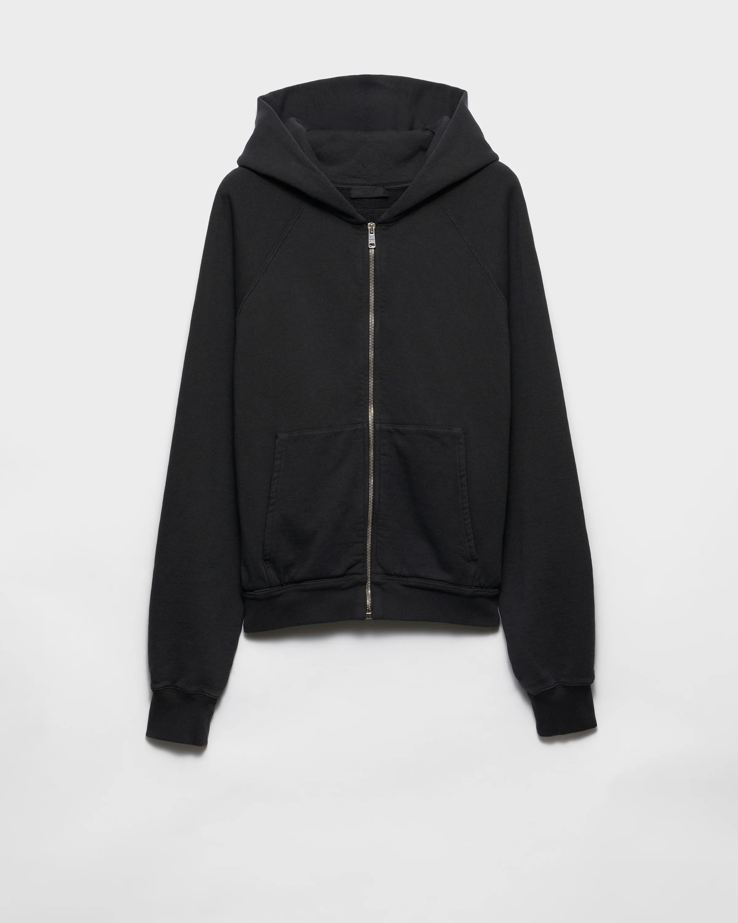 Cotton fleece hoodie - 1
