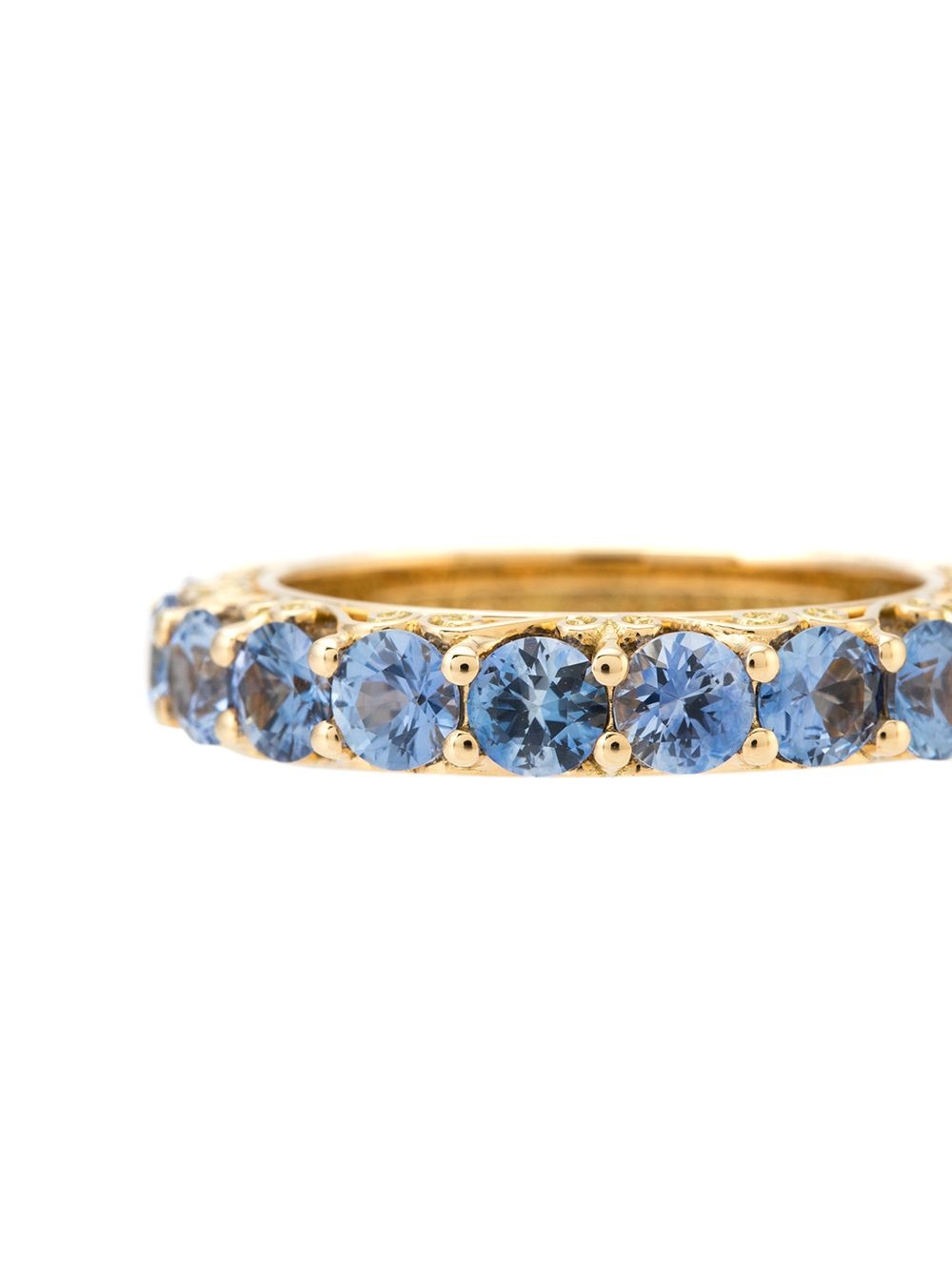 18kt yellow gold Heritage sapphire ring - 3