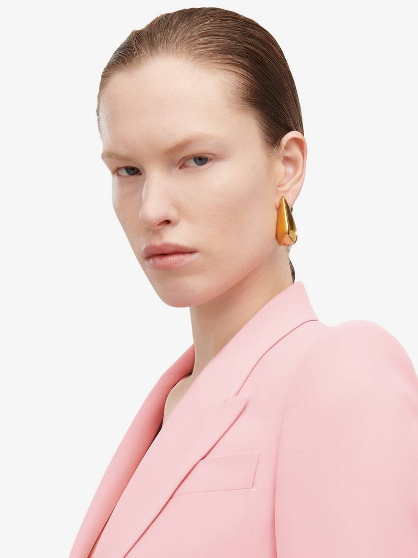 Women's Thorn Claw Earrings in Antique Gold - 2