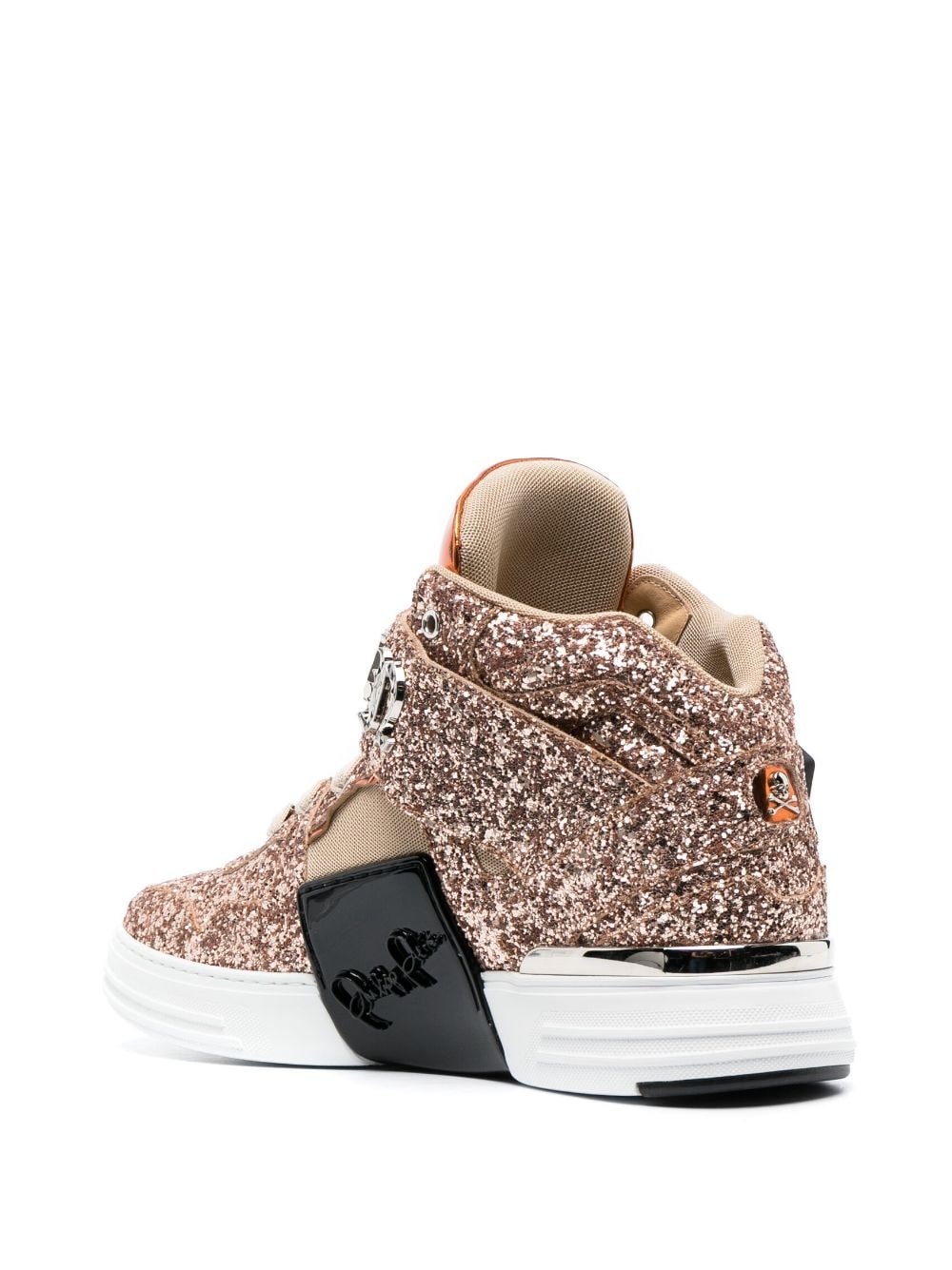 PHILIPP PLEIN logo-plaque high-top sneakers farfetch REVERSIBLE