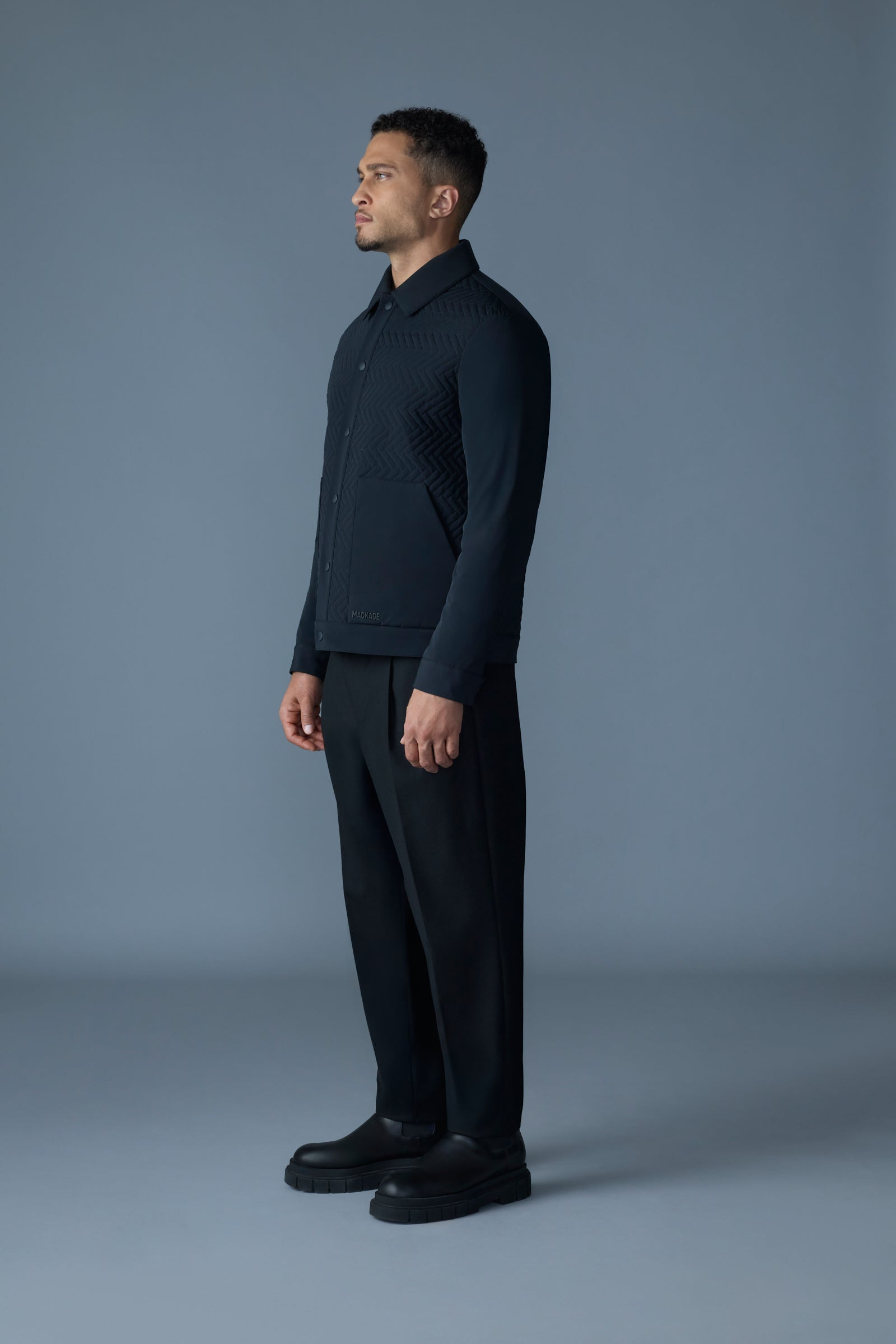 MAXWELL Quilted Down Shirt Jacket - 3