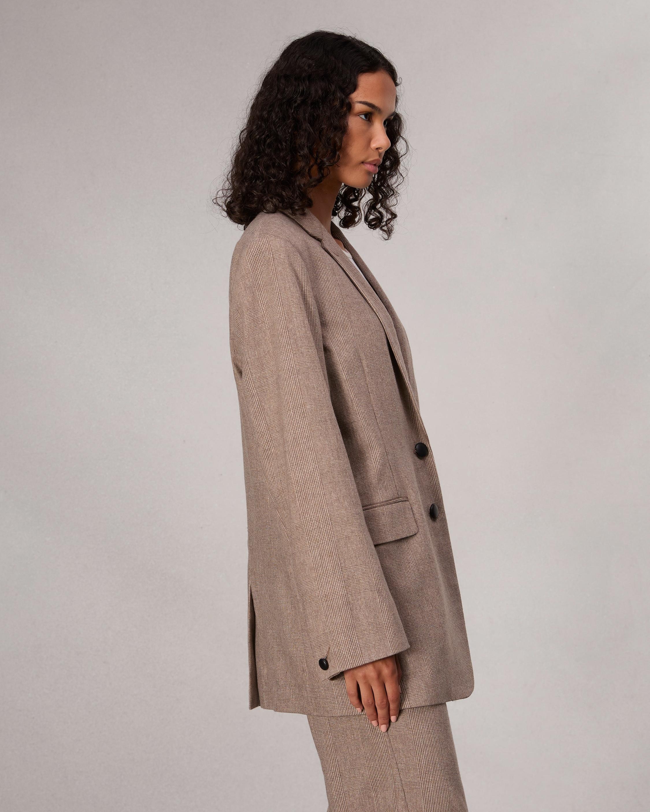 Odessa Plaid Blazer - 4