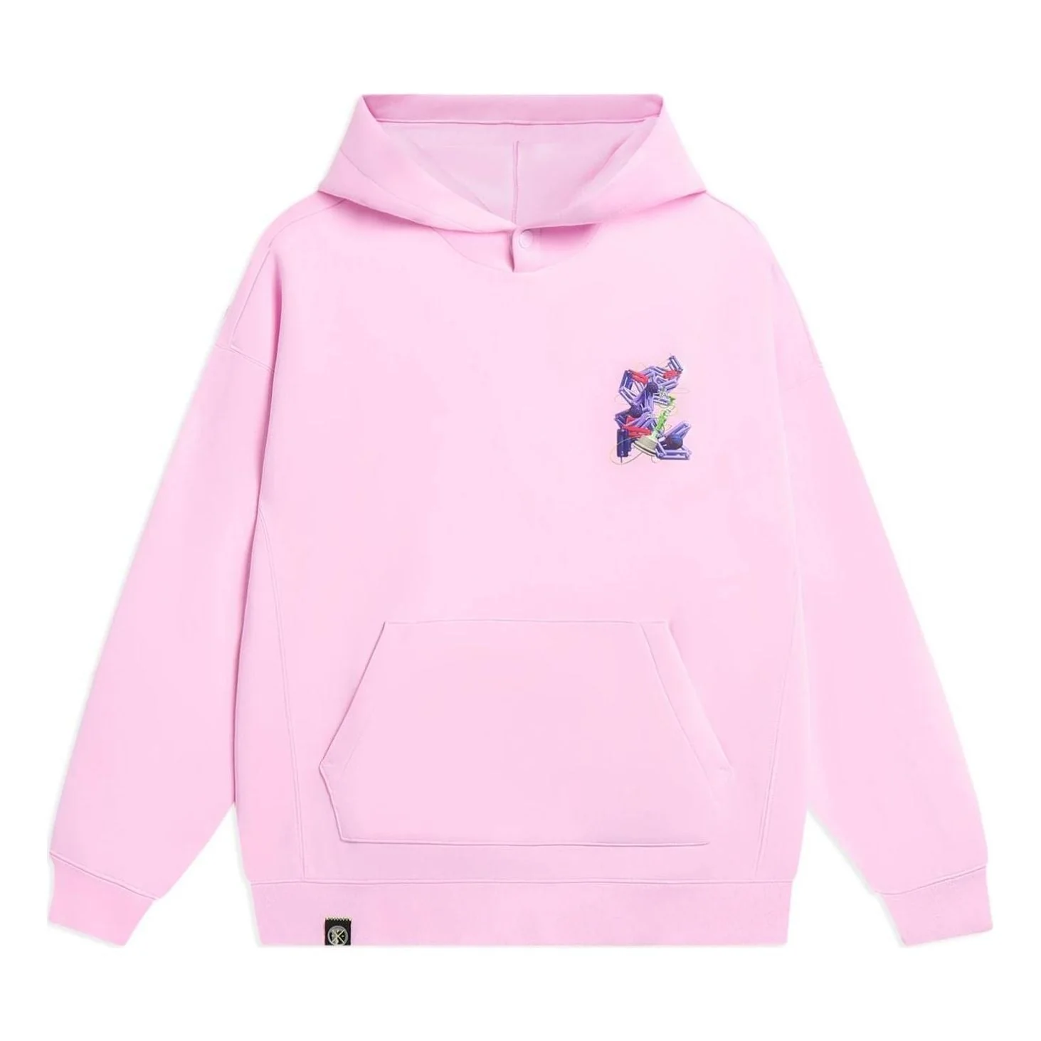 Li-Ning Way Of Wade Art Graphic Hoodie 'Pink' AWDSE73-4 - 1
