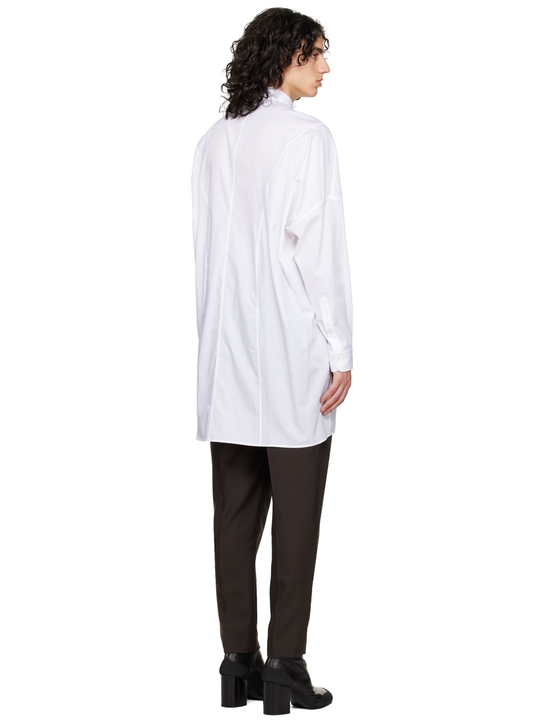 White Embroidered Shirt - 3