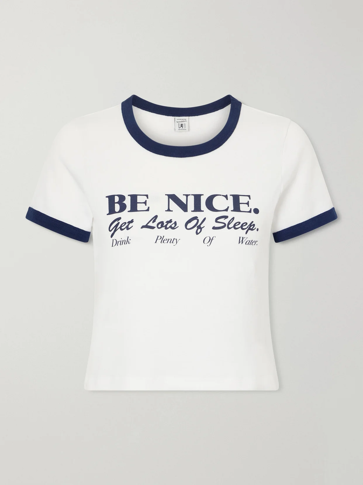 Printed Garment-dyed Cotton-jersey T-shirt - 1