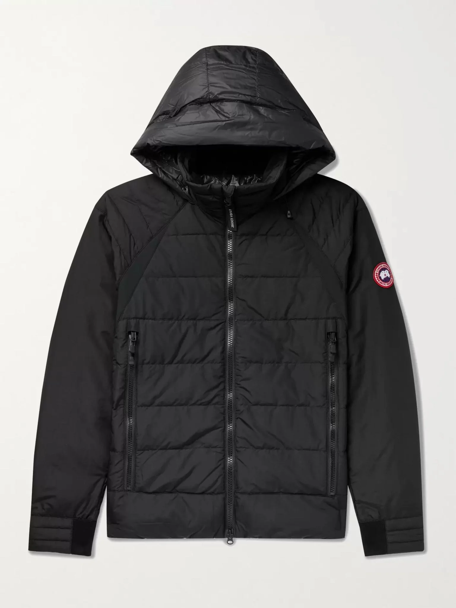 HyBridge Quilted Nylon Down Jacket Black - 1