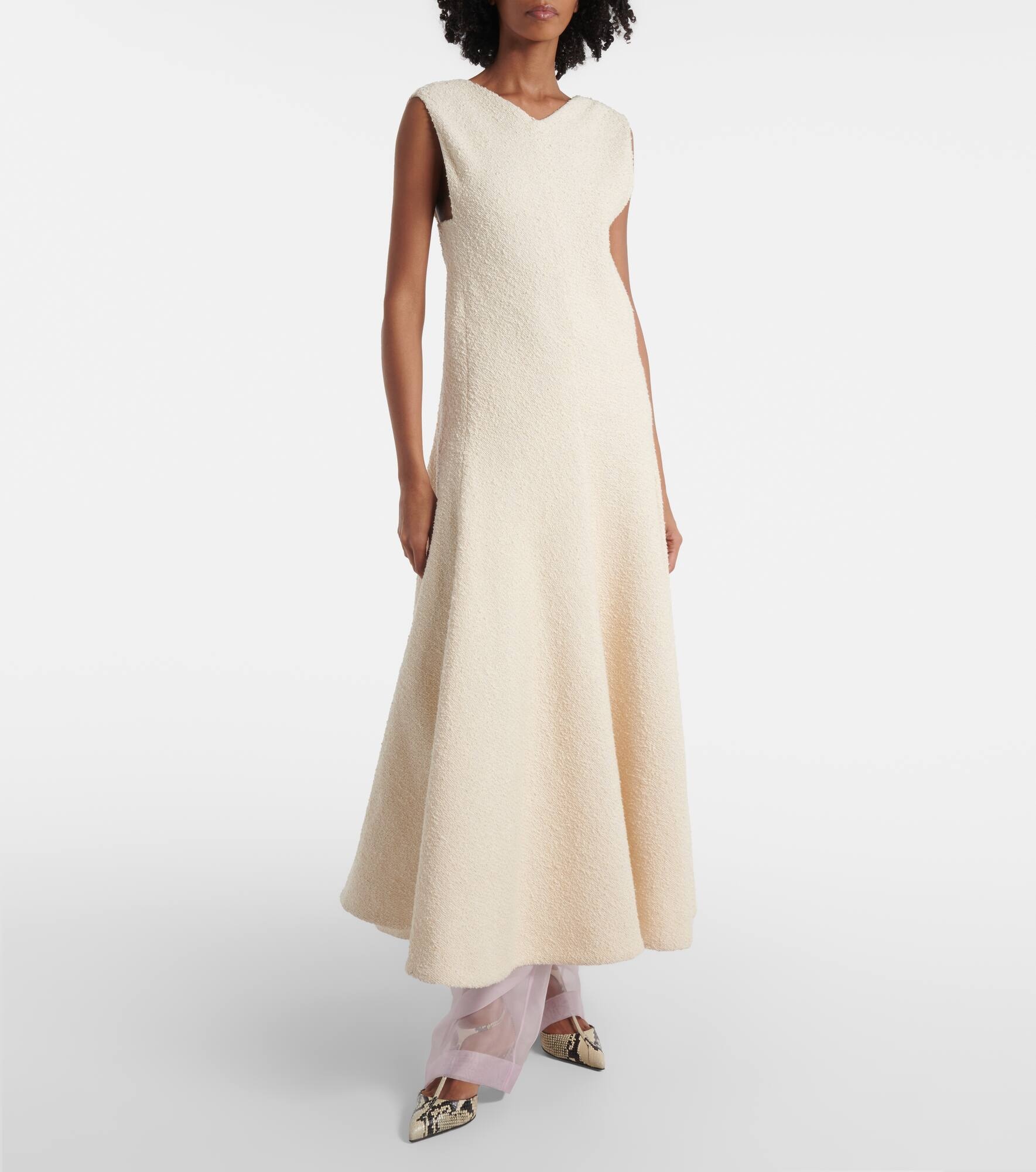 Mellie bouclé maxi dress - 2