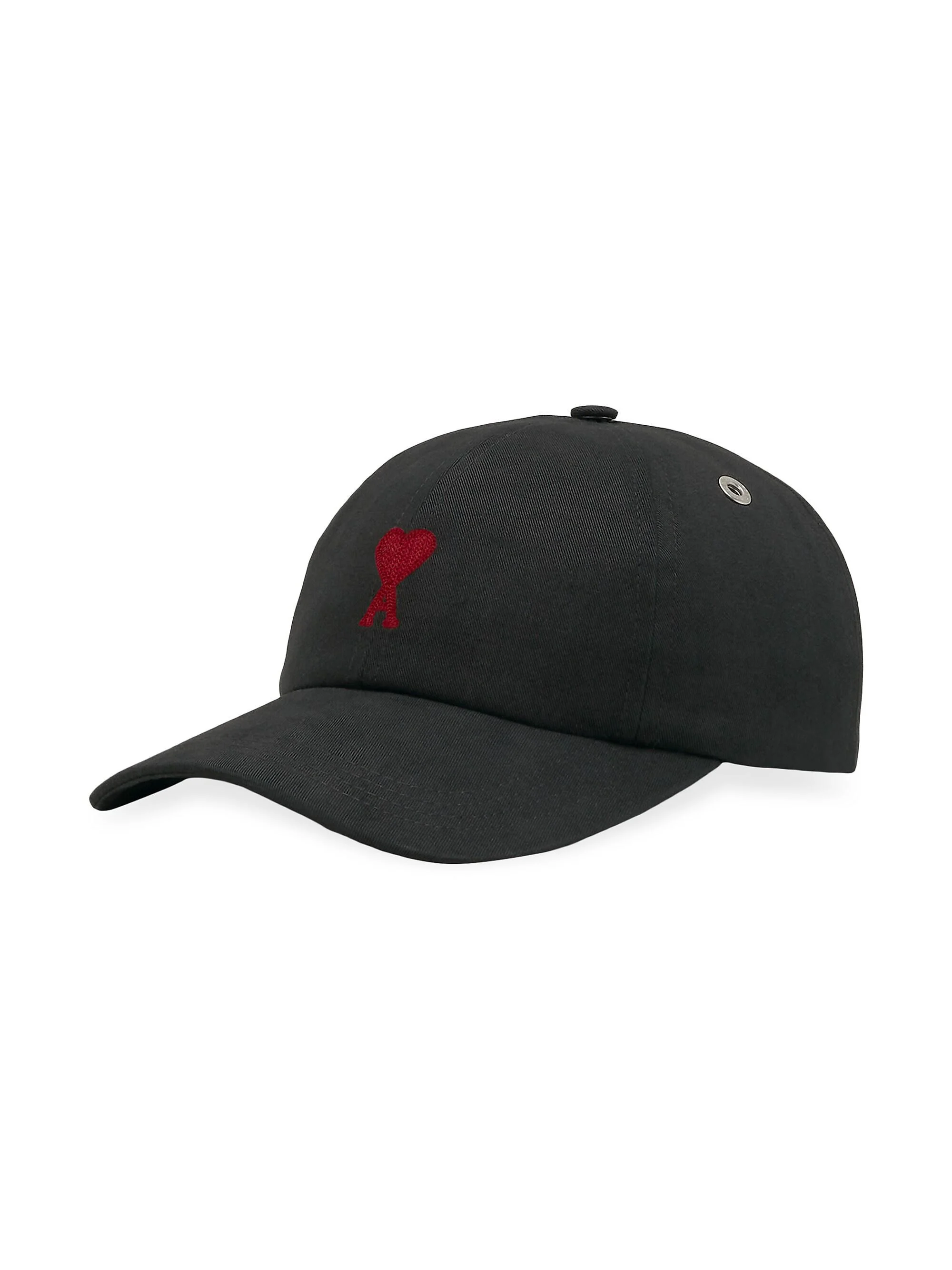 Unisex Logo-Embroidered Baseball Cap - Black - 1