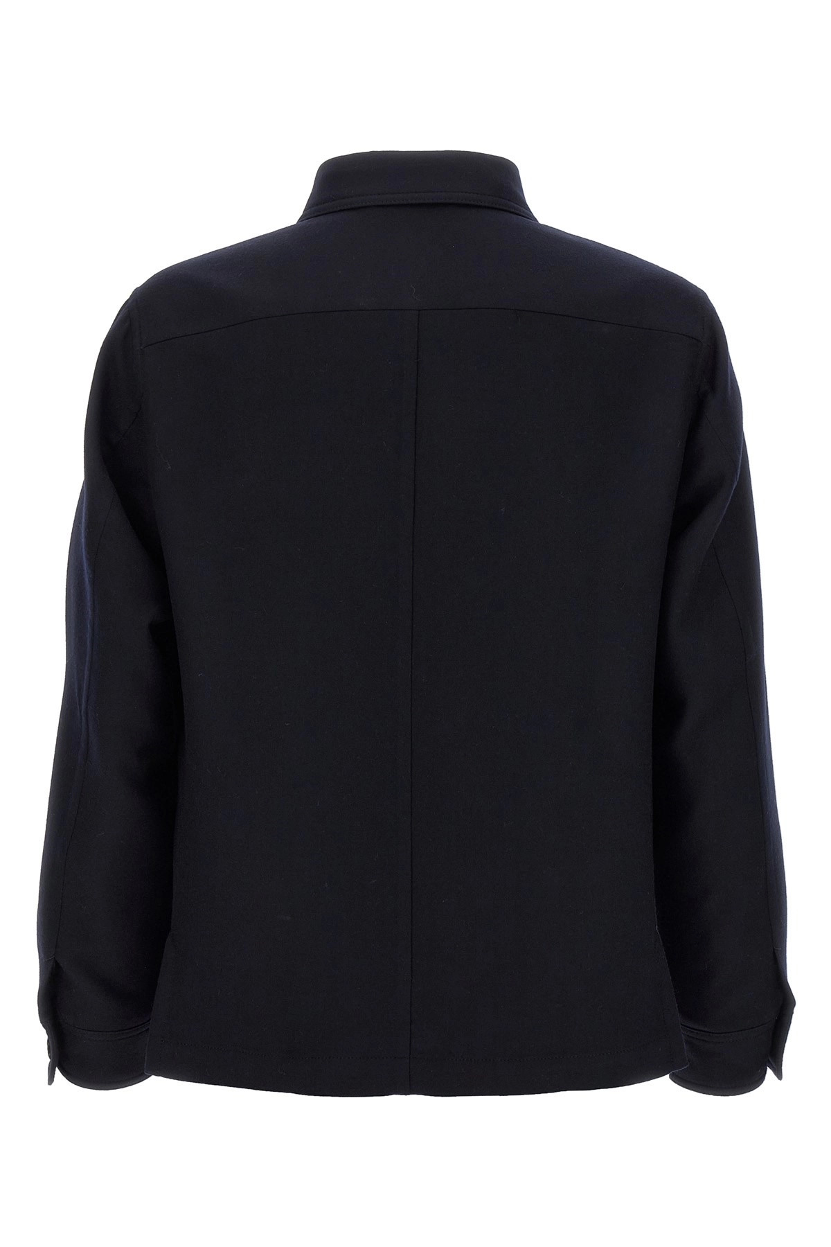 'Double Splittable Light Wool' overshirt - 2