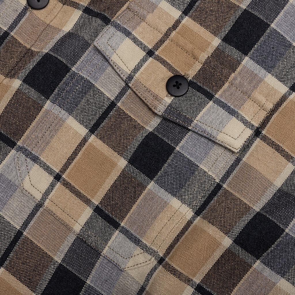 LUMBER CHECK L/S (W/L) - BEIGE - 4