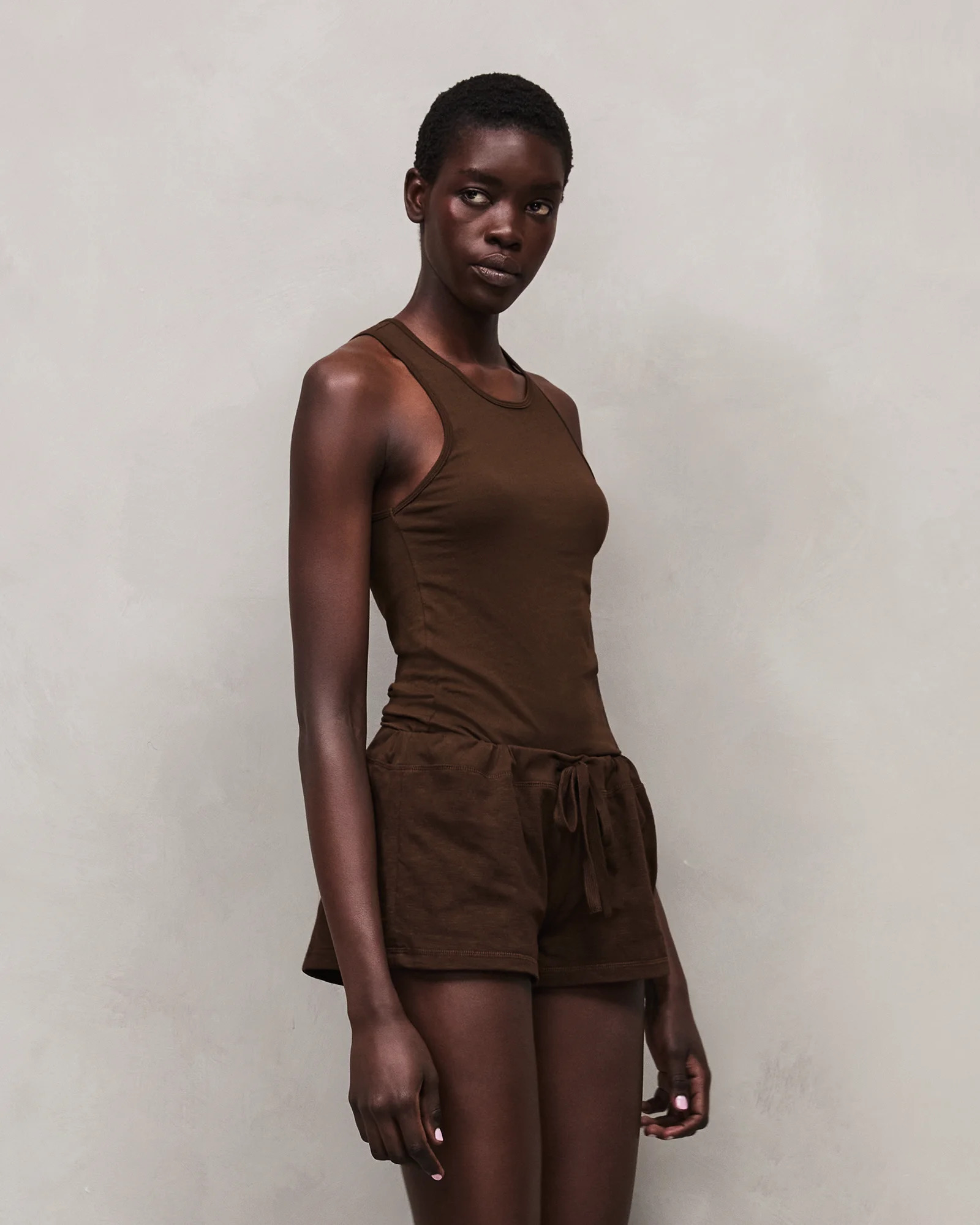 LIGHTWEIGHT MICRO SHORTS BRUNETTE - 4