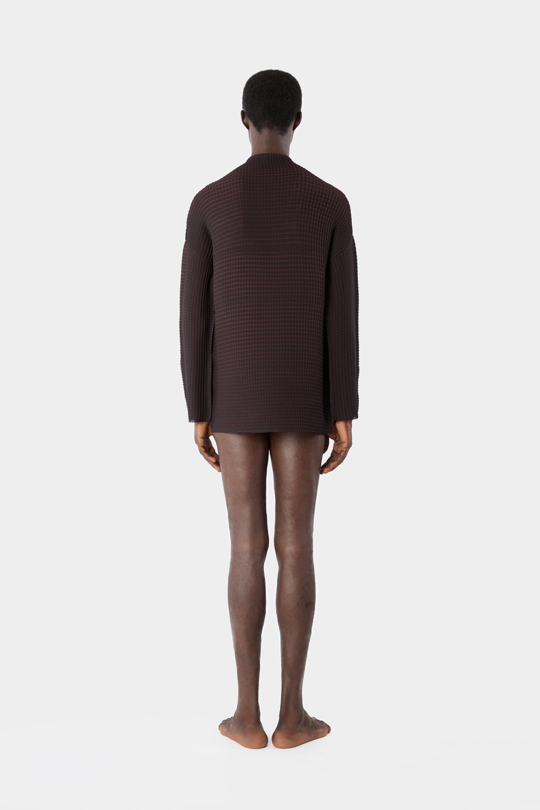 THERMO FRISE' LONGSLEEVE T-SHIRT / dark brown - 4