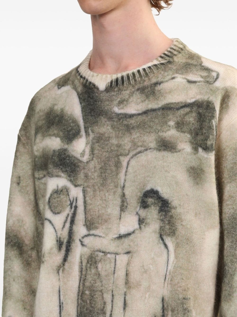 digital-print sweater - 5