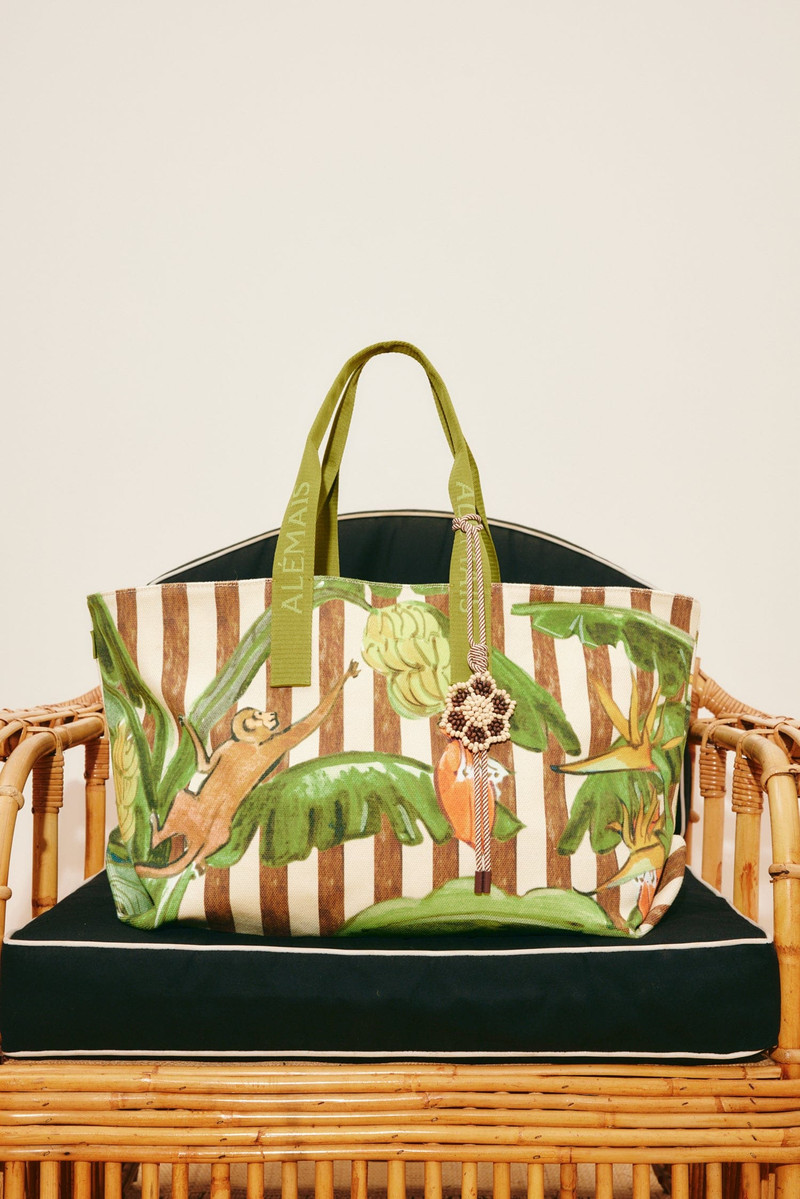 ALÉMAIS Toucan Tango Canvas Beach Tote outlook