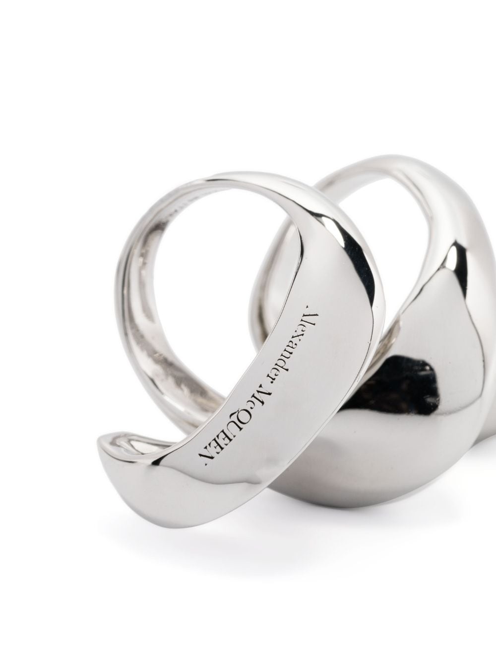 Twisted polished-finish ring - 3