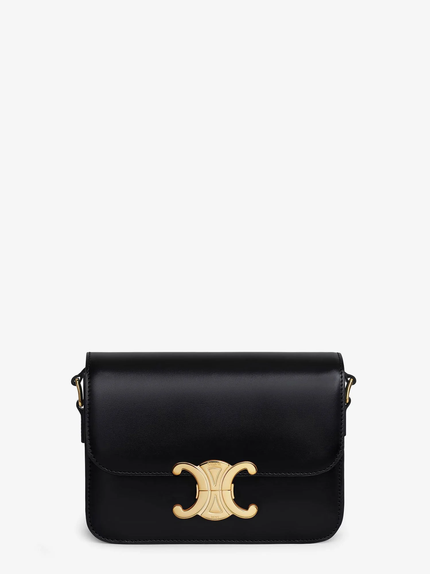Celine Teen Triomphe Leather Shoulder Bag - 1