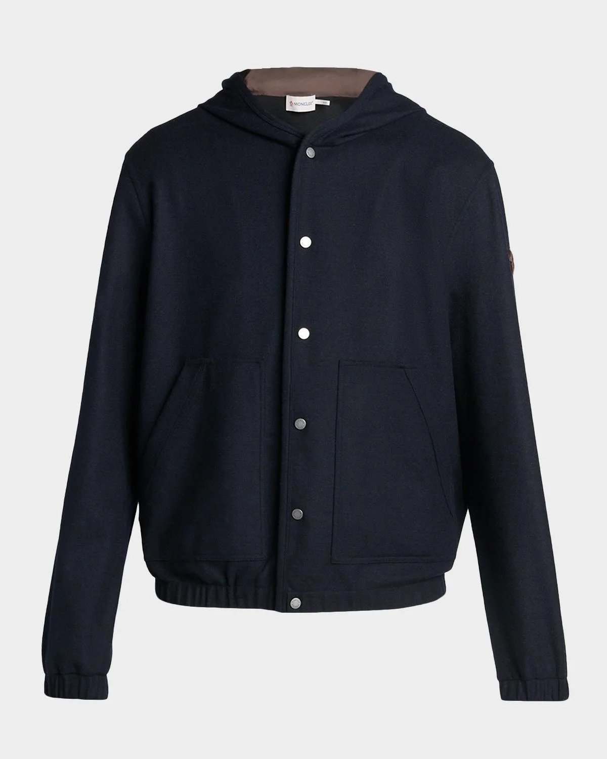Men's Hooded Snap-Front Blouson - 1