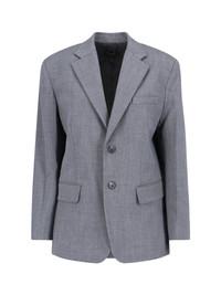 ジャケット NILI LOTAN Women Outer 12362W1342HEATHER GREY NILI LOTAN SINGLE-BREASTED BLAZER | sugar | REVERSIBLE