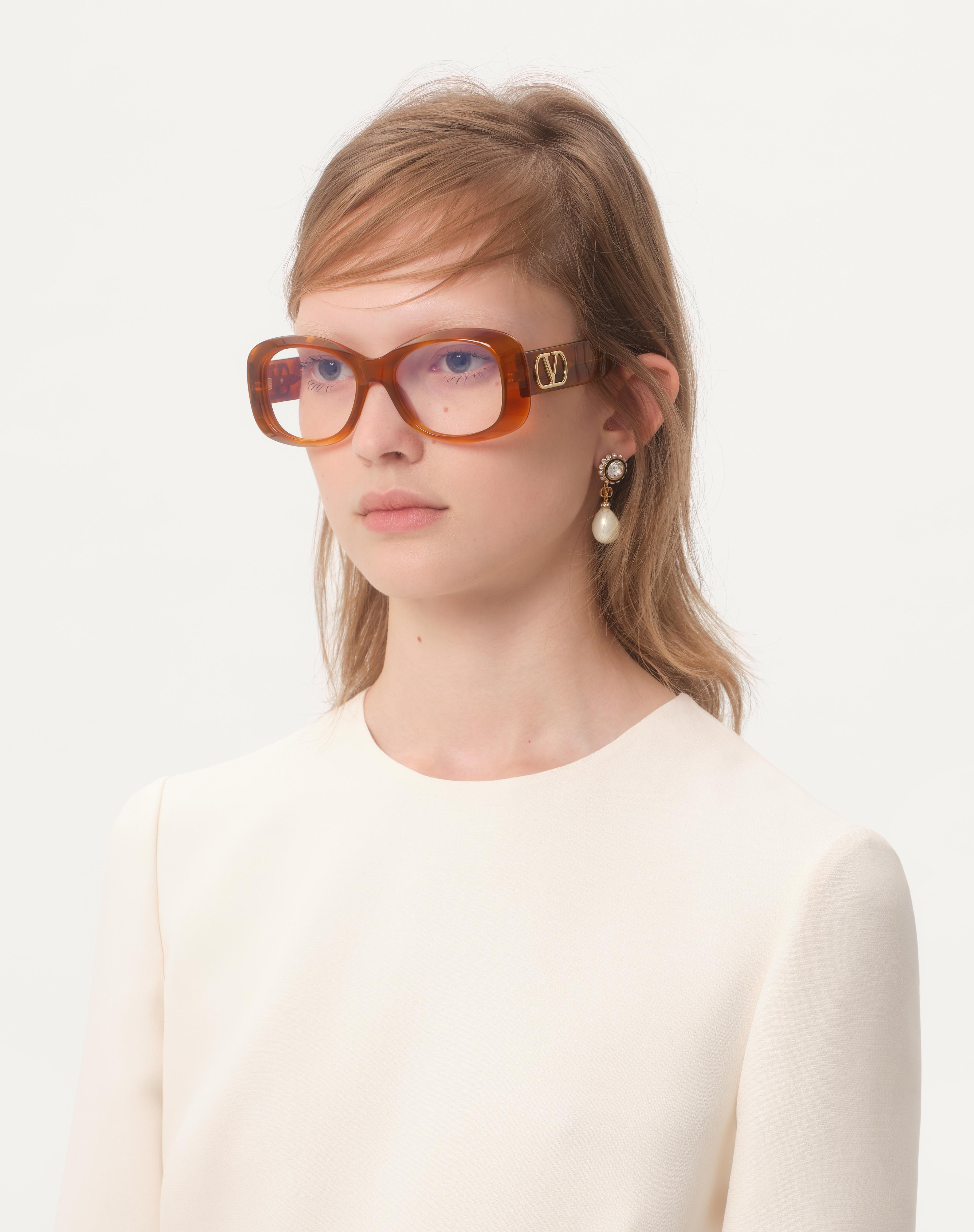 RECTANGULAR 70'S ACETATE GLASSES - 2