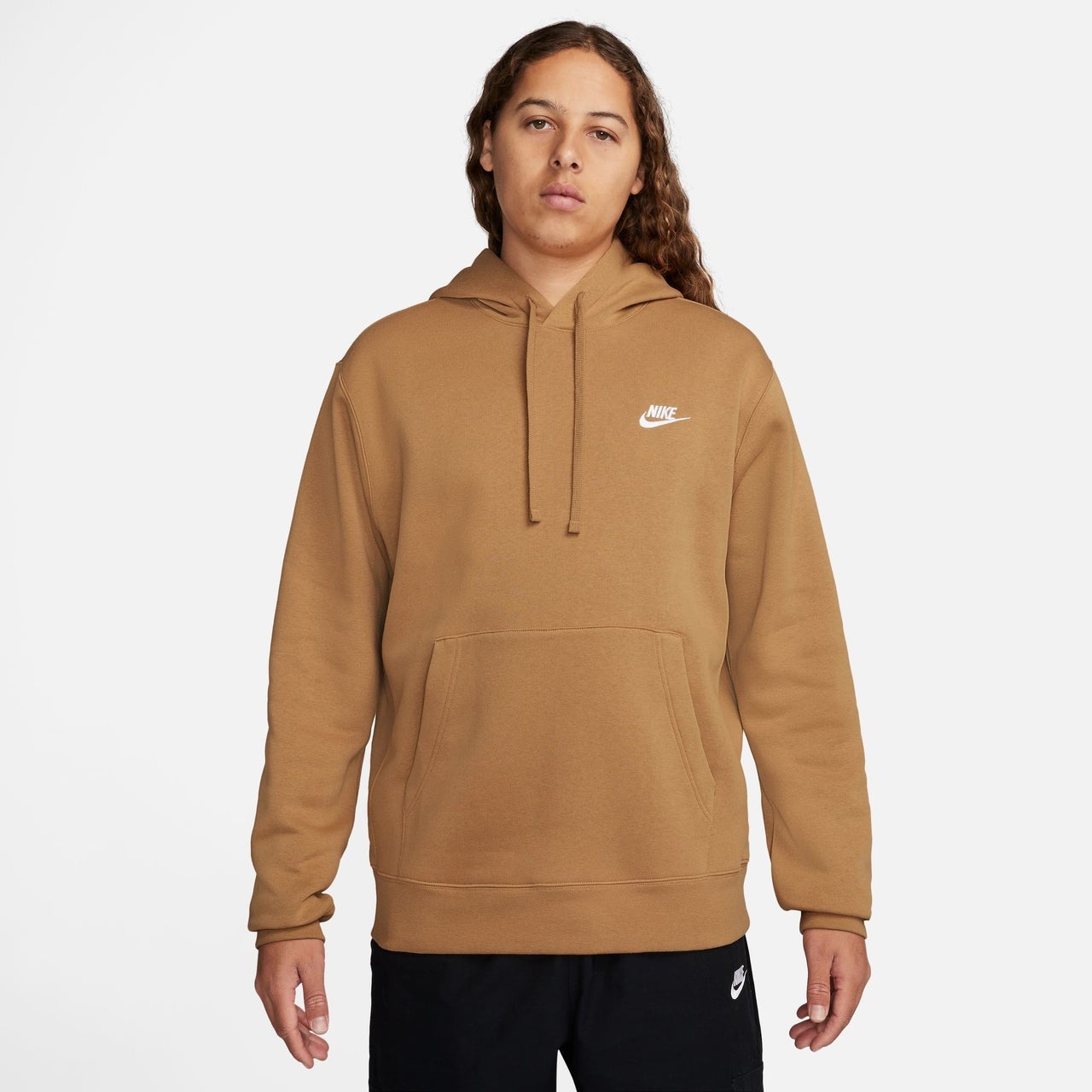 Nike Mens Nike Club Pullover Hoodie - 1