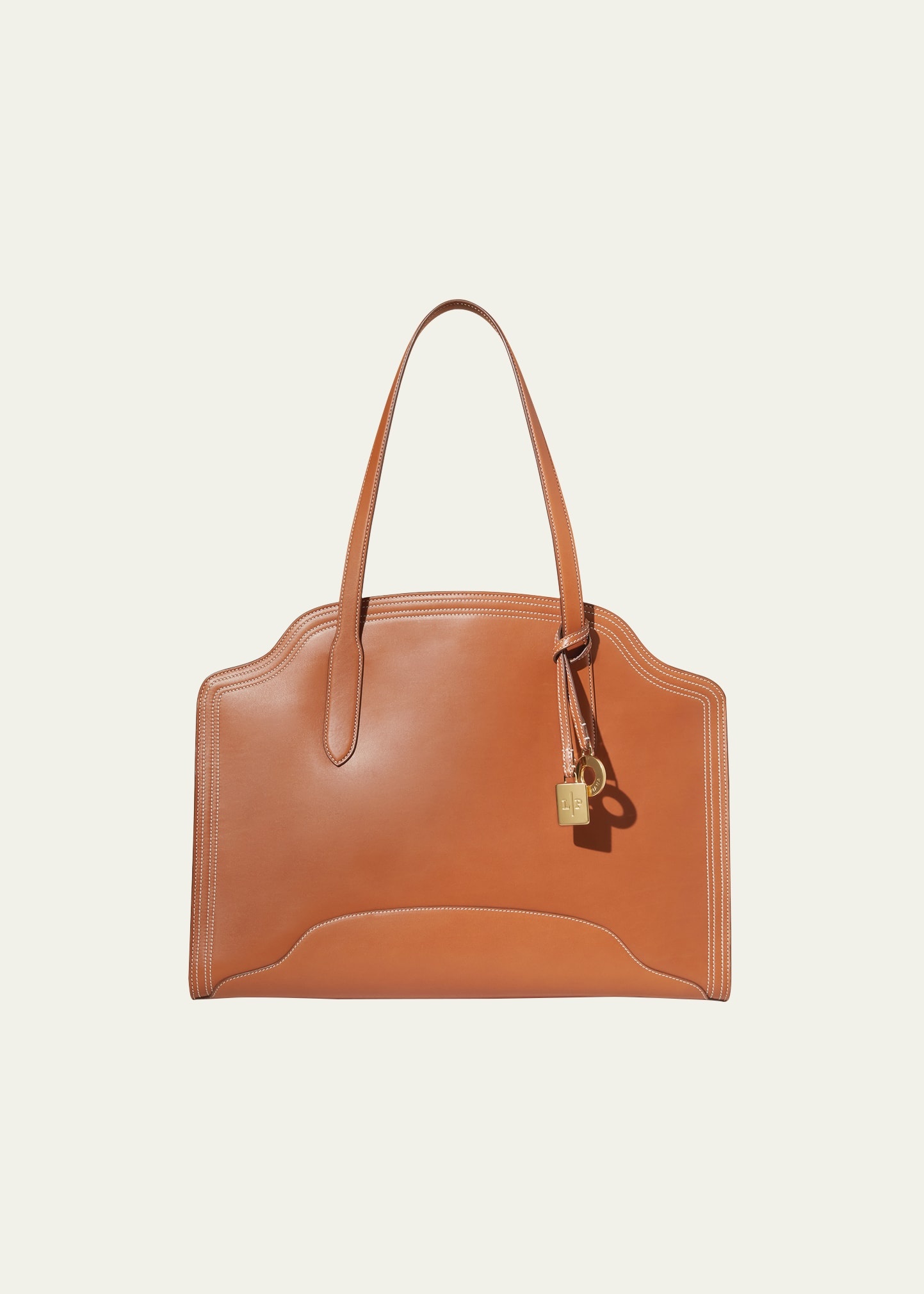 Alba Cabas Leather Handbag - 1