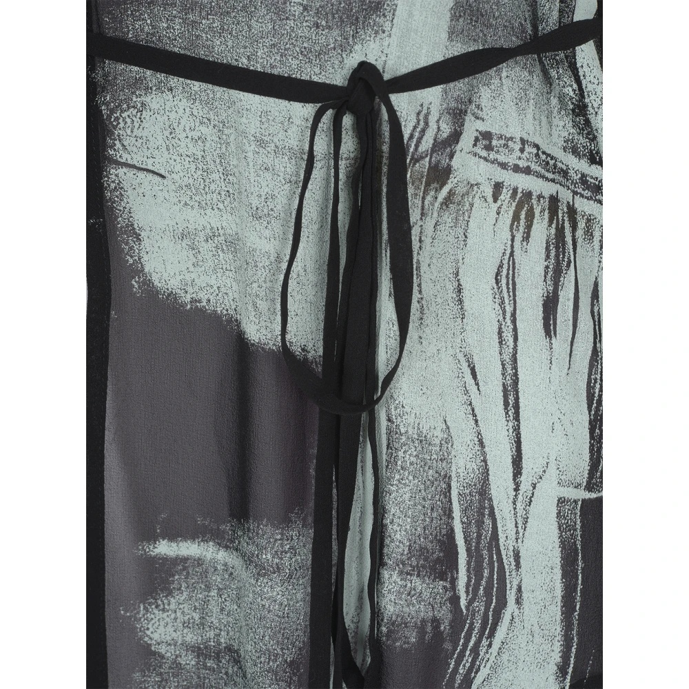 ワンピース MAISON MARGIELA 'freeze-frame' midi dress Multicolor Maison Margiela Freeze-frame Silk Midi Dress In Multicolor