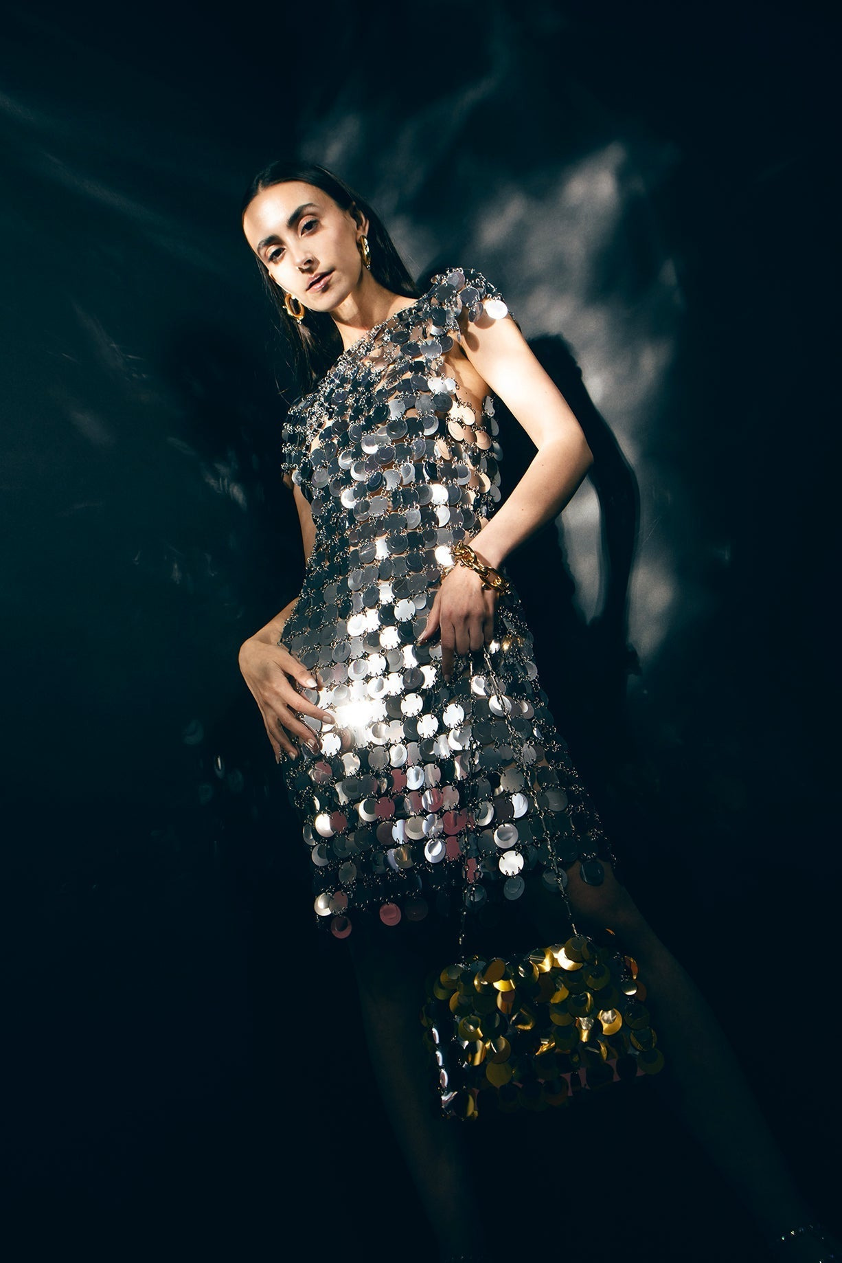 Gold Sparkle Handbag - 3
