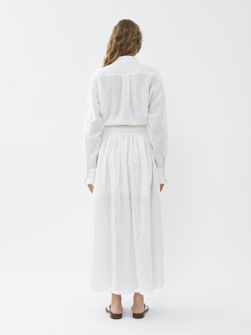 CHLOÉ X ERES PALOMA LONG WRAP SKIRT 4