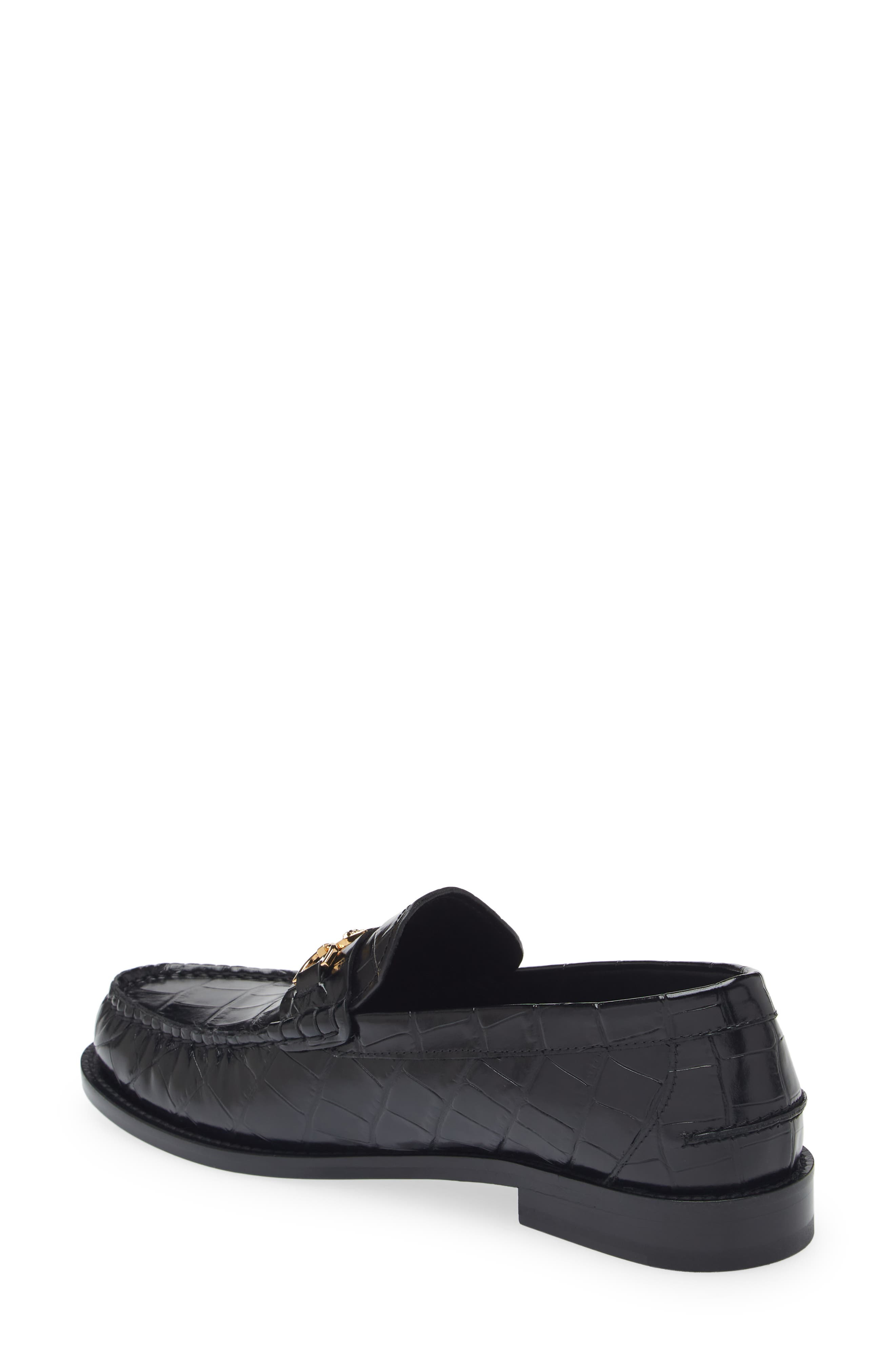 Medusa '95 Loafer in 1B00V-Black- Gold - 2