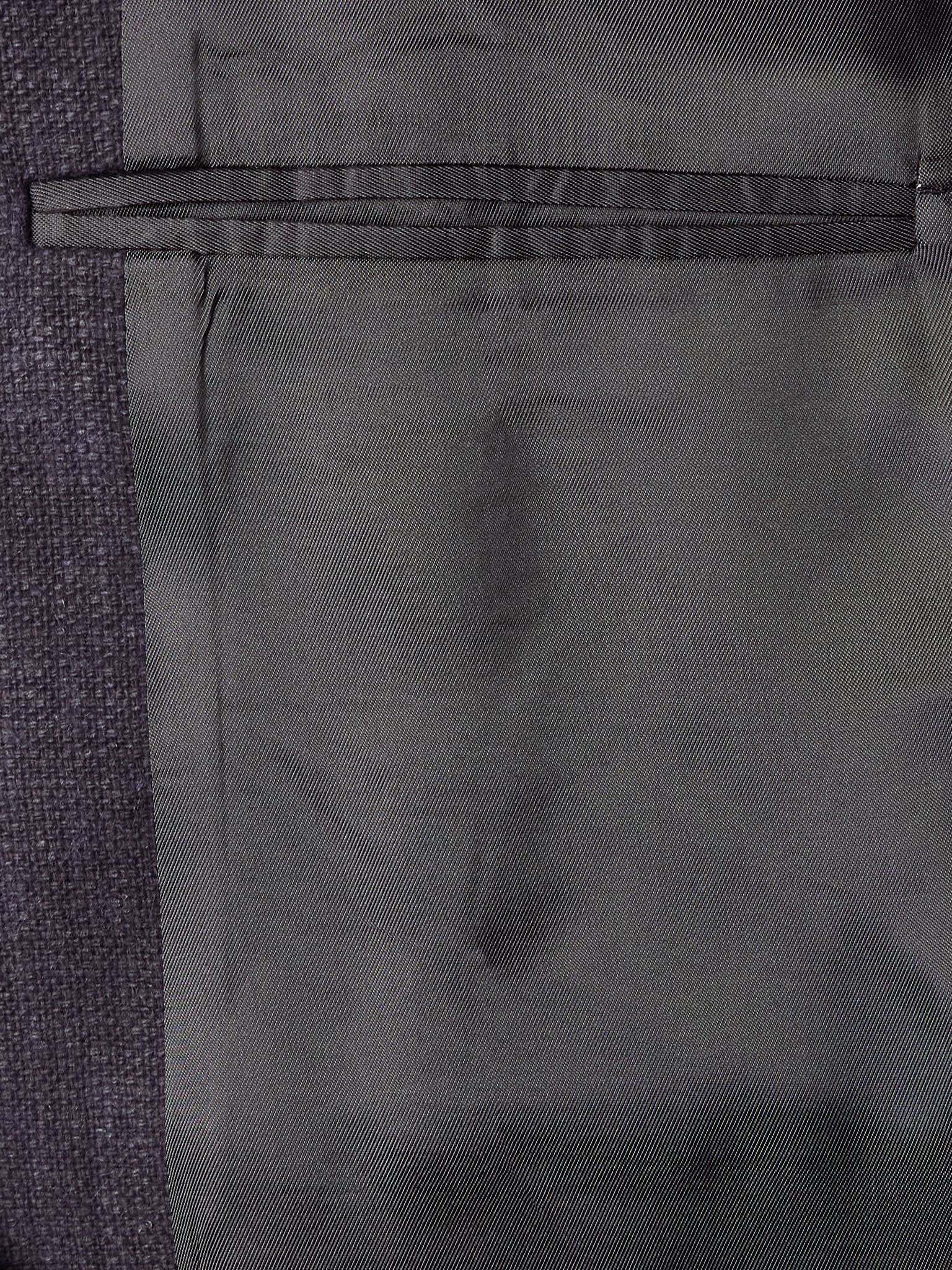 Shinjuku Oversized Textured-Linen Blazer Blue - 5