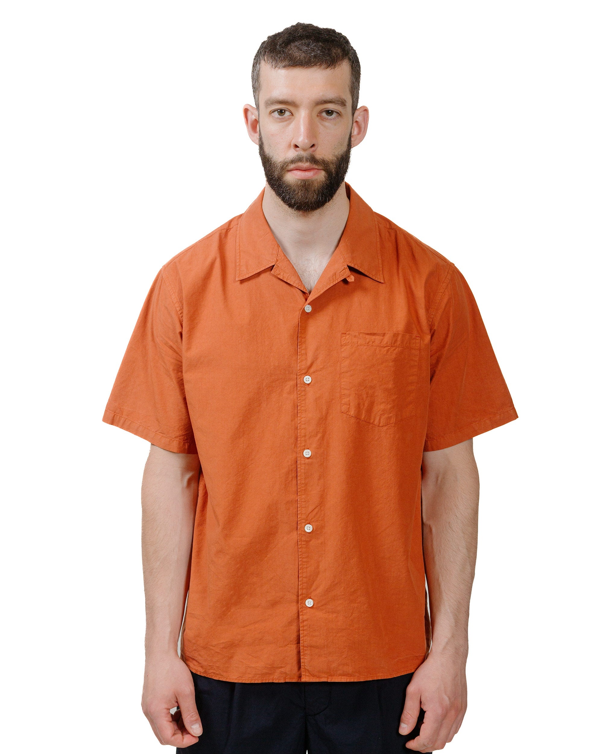 Carsten Cotton Tencel Red Ochre - 2