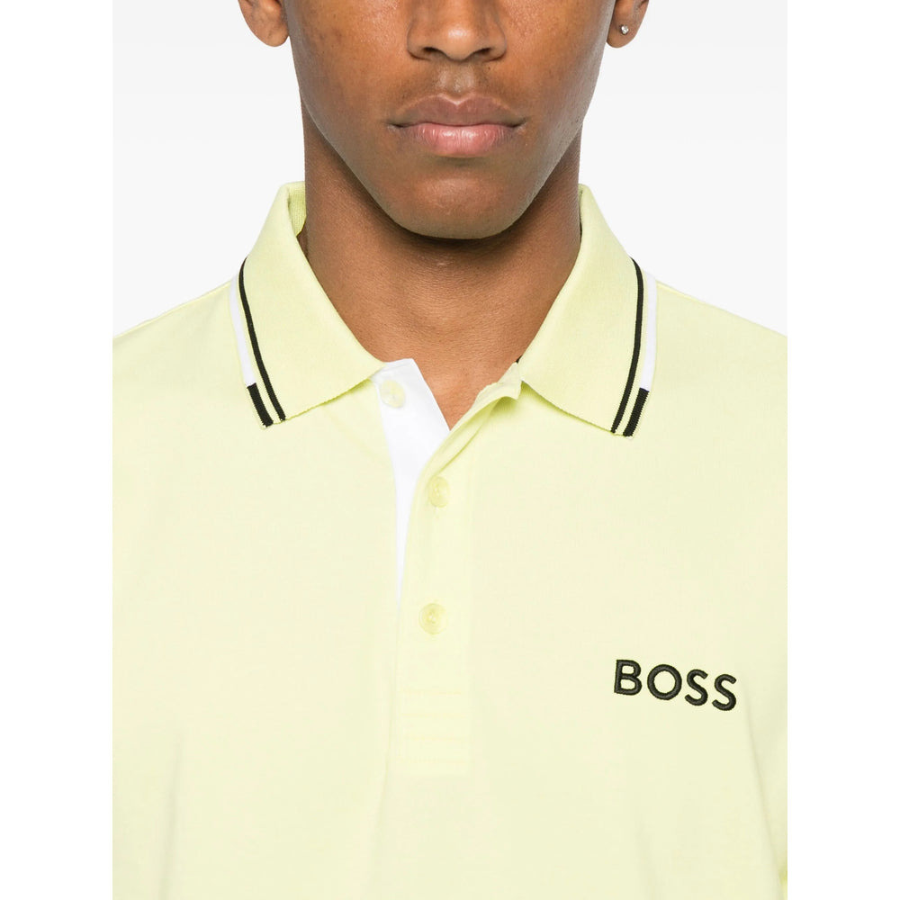 Boss Yellow Polo Shirts Men - 3